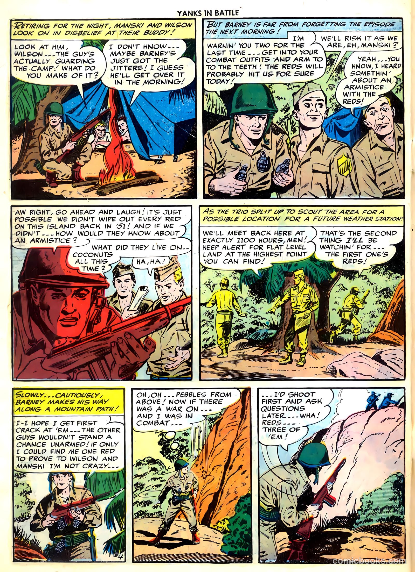 Yanks in Battle #4 (1956) — page 30 of 36