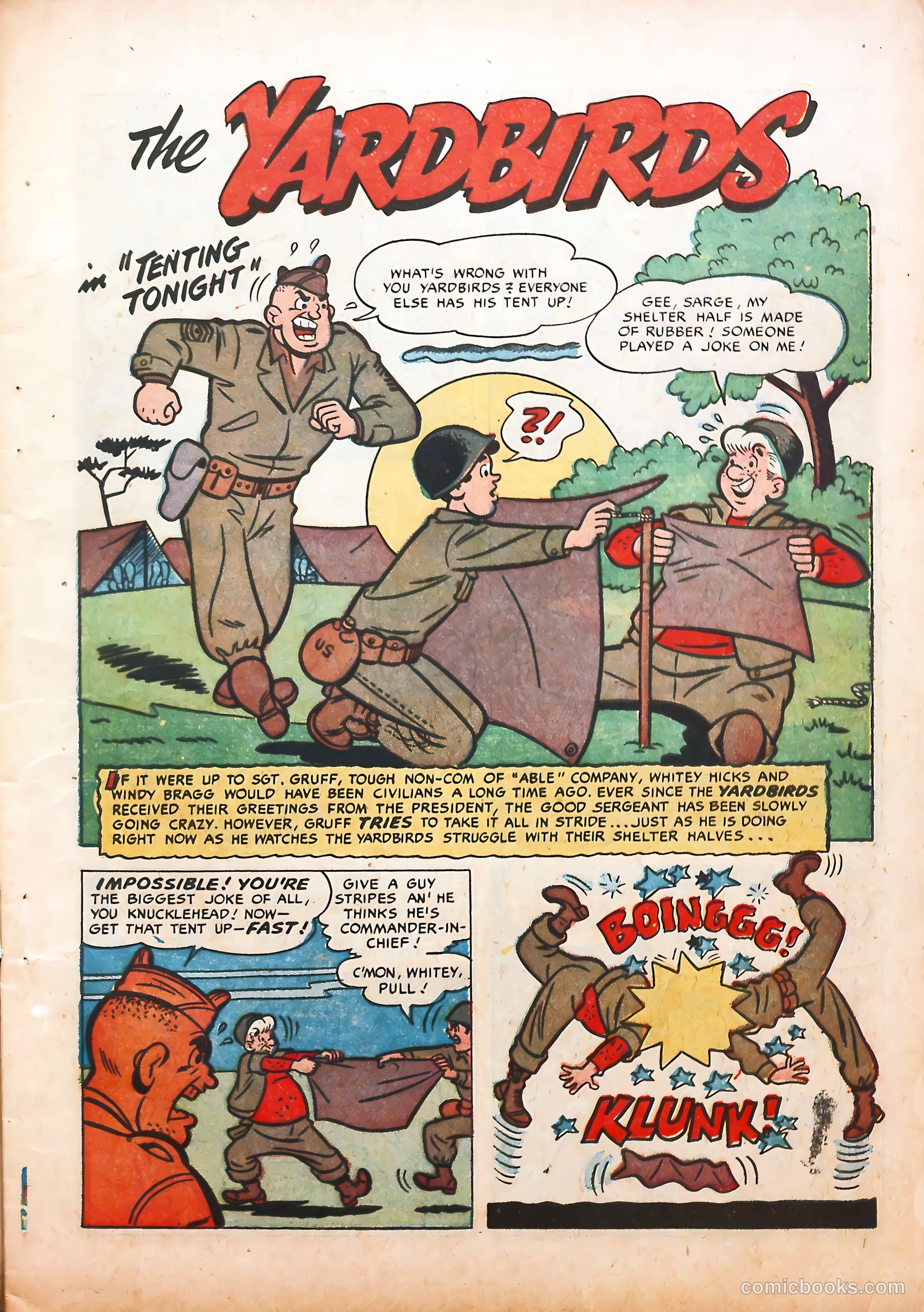 Yardbirds #1 (1952) — page 3 of 36