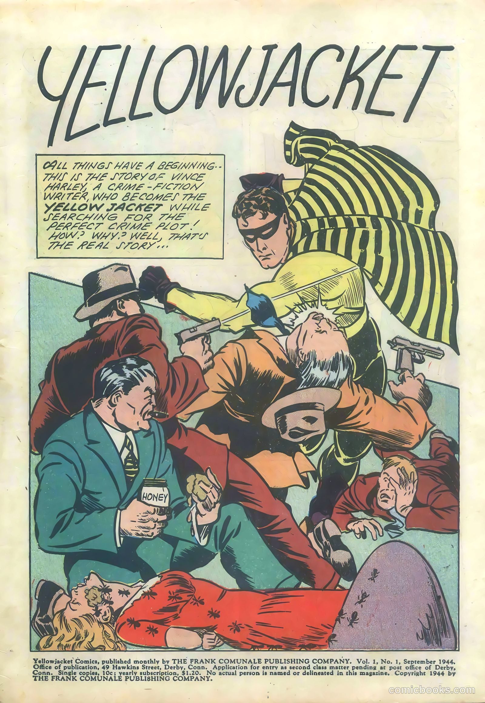 Yellowjacket Comics #1 (1944) — page 3 of 52
