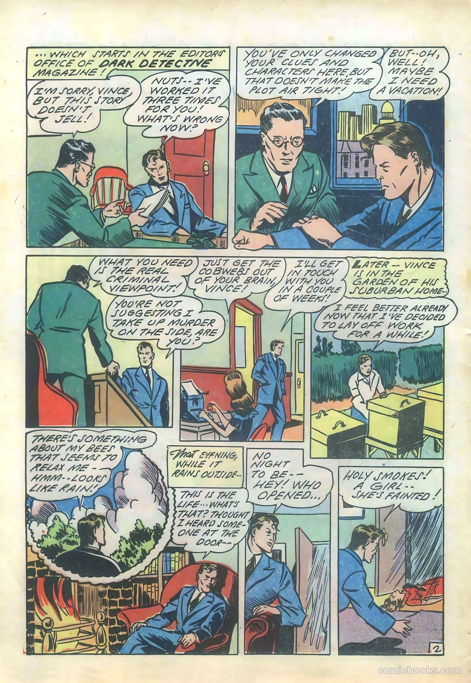 Yellowjacket Comics #1 (1944) — page 4 of 52