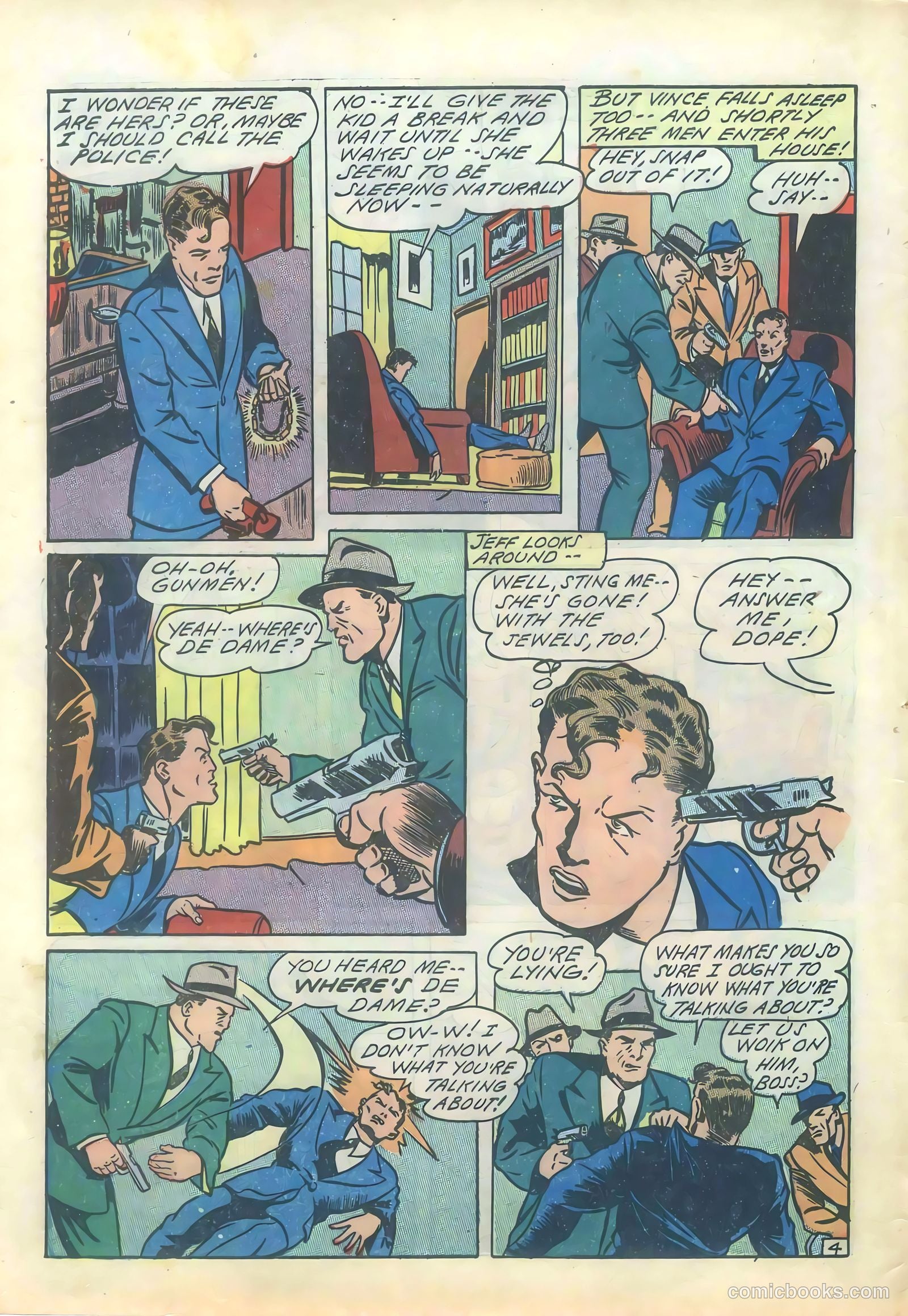 Yellowjacket Comics #1 (1944) — page 6 of 52