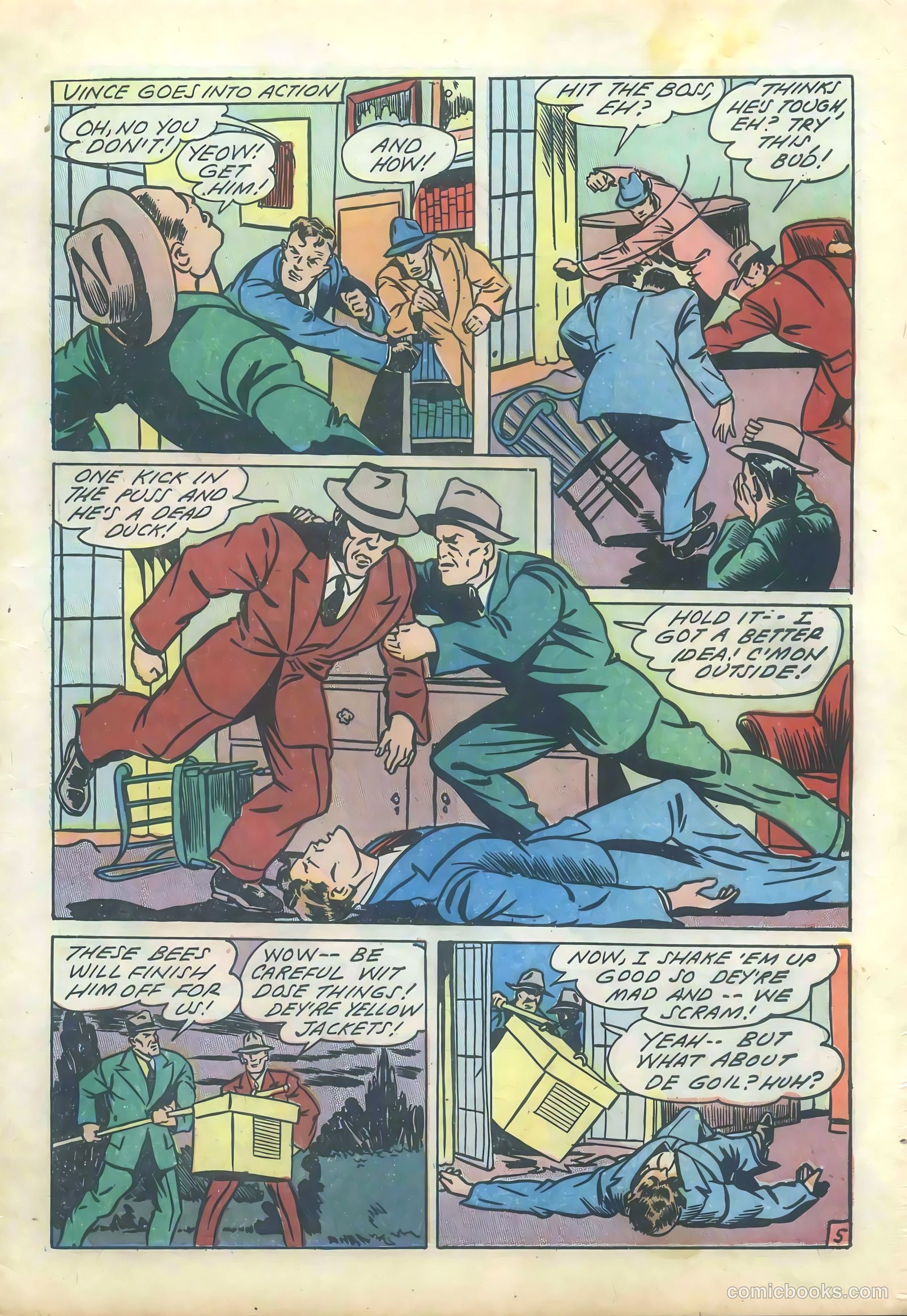Yellowjacket Comics #1 (1944) — page 7 of 52