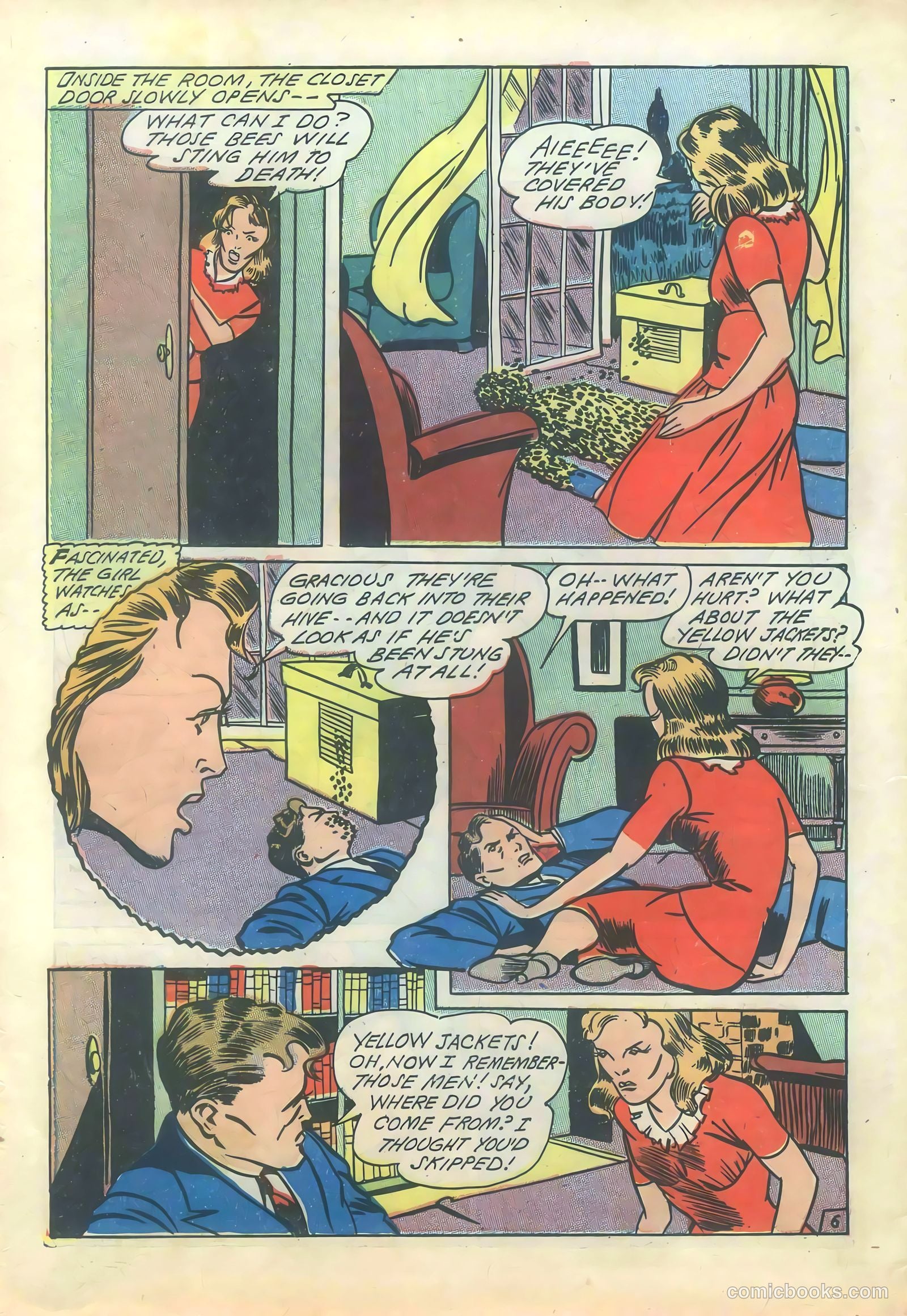 Yellowjacket Comics #1 (1944) — page 8 of 52