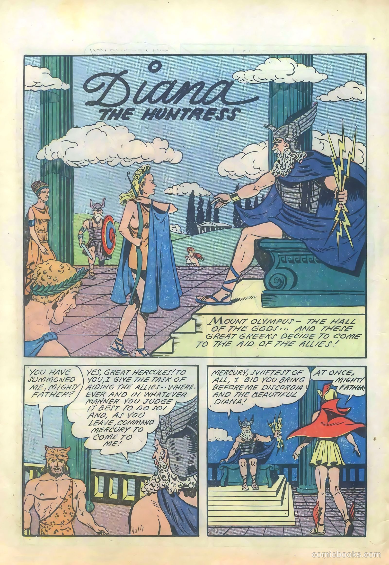 Yellowjacket Comics #1 (1944) — page 12 of 52