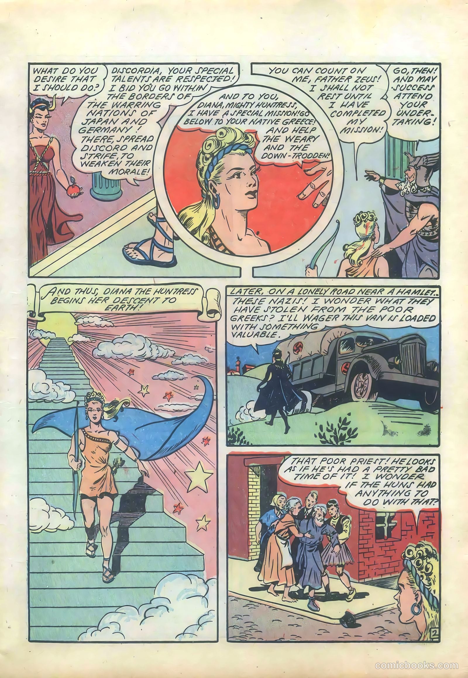 Yellowjacket Comics #1 (1944) — page 13 of 52
