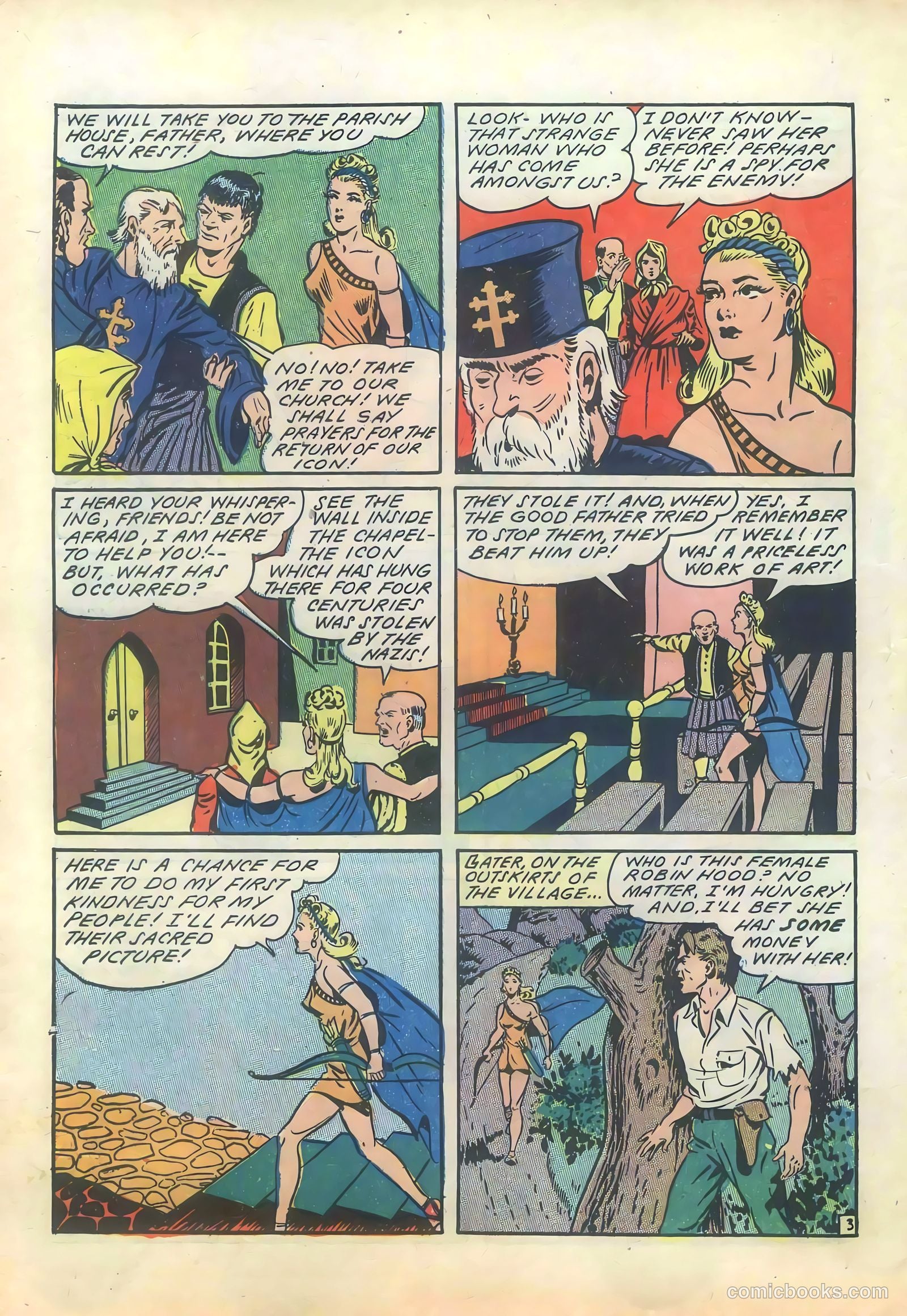 Yellowjacket Comics #1 (1944) — page 14 of 52