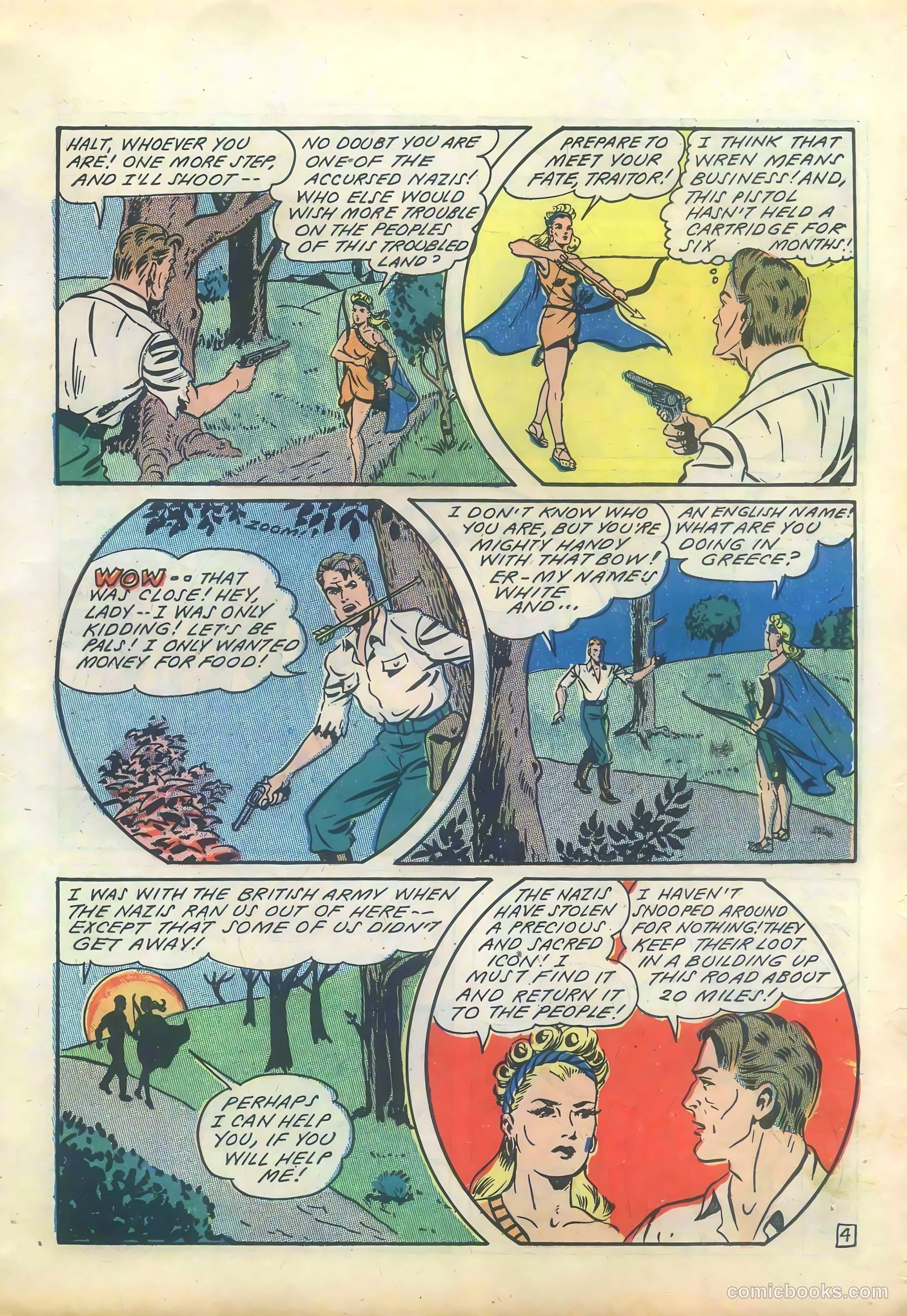 Yellowjacket Comics #1 (1944) — page 15 of 52