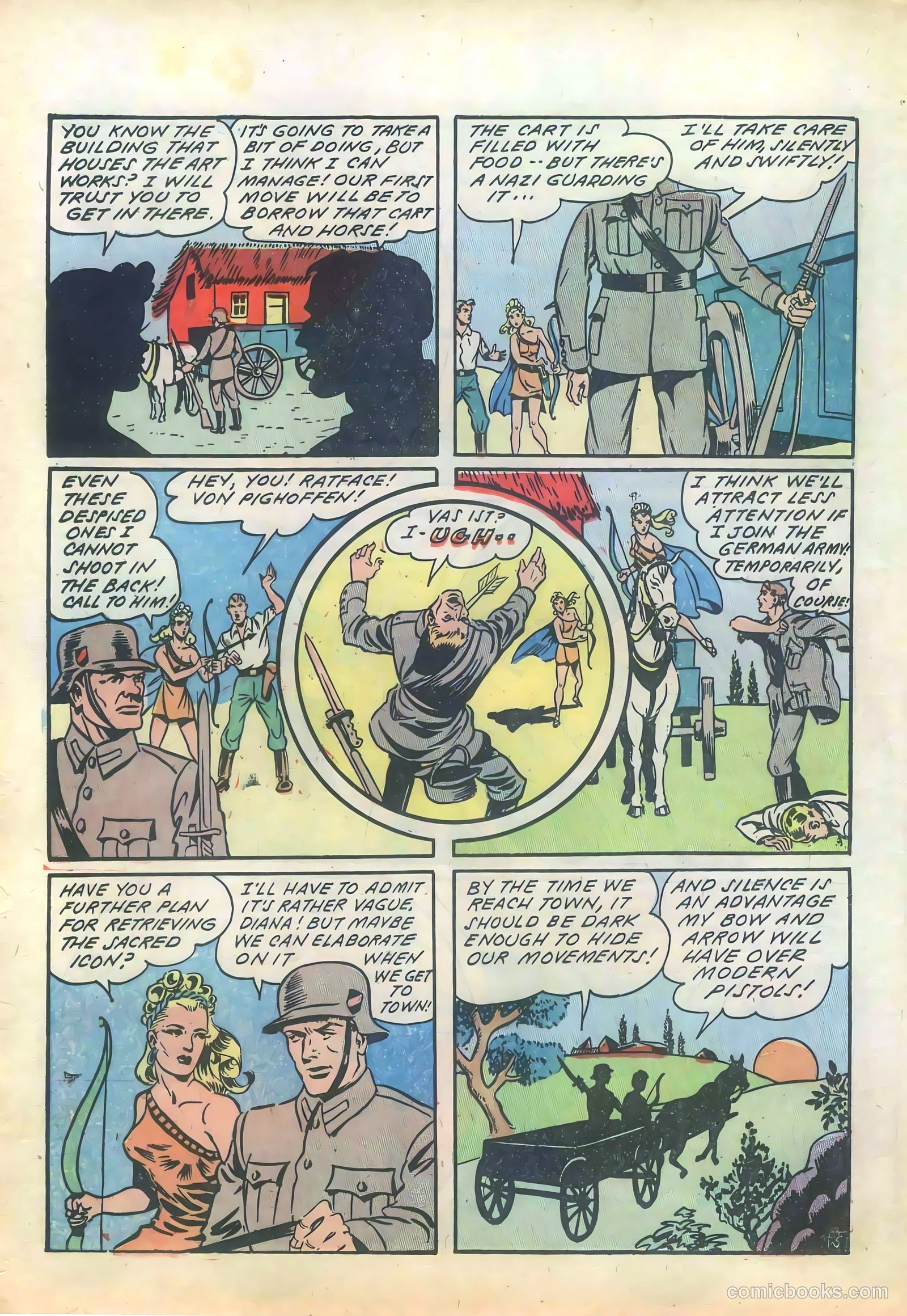 Yellowjacket Comics #1 (1944) — page 16 of 52