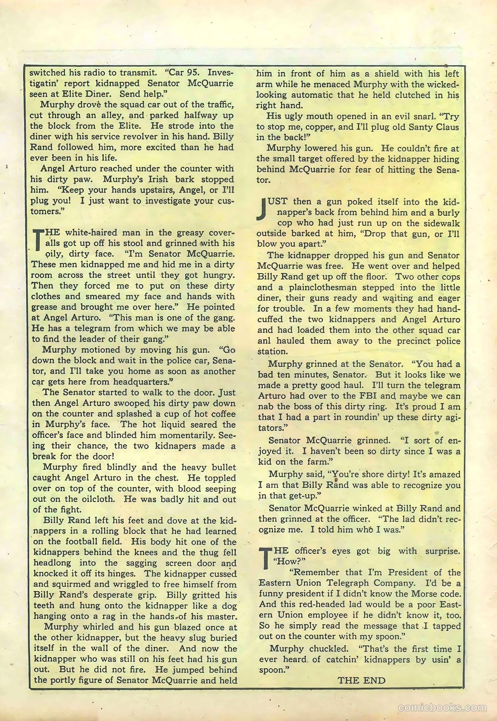 Yellowjacket Comics #1 (1944) — page 21 of 52