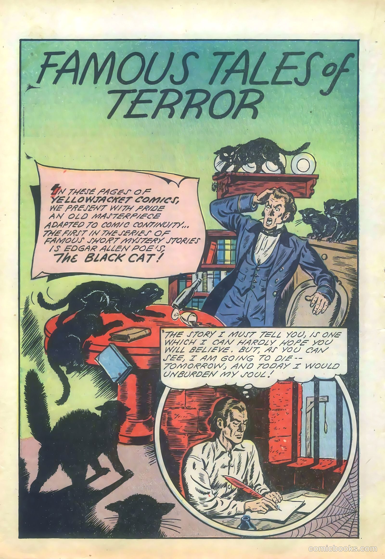 Yellowjacket Comics #1 (1944) — page 22 of 52