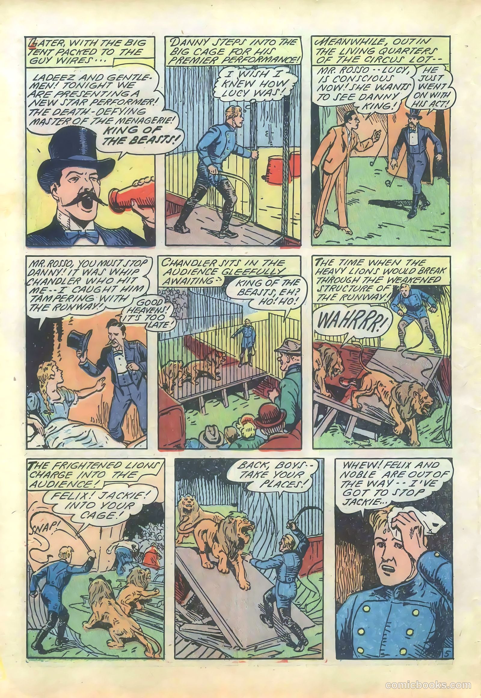 Yellowjacket Comics #1 (1944) — page 34 of 52