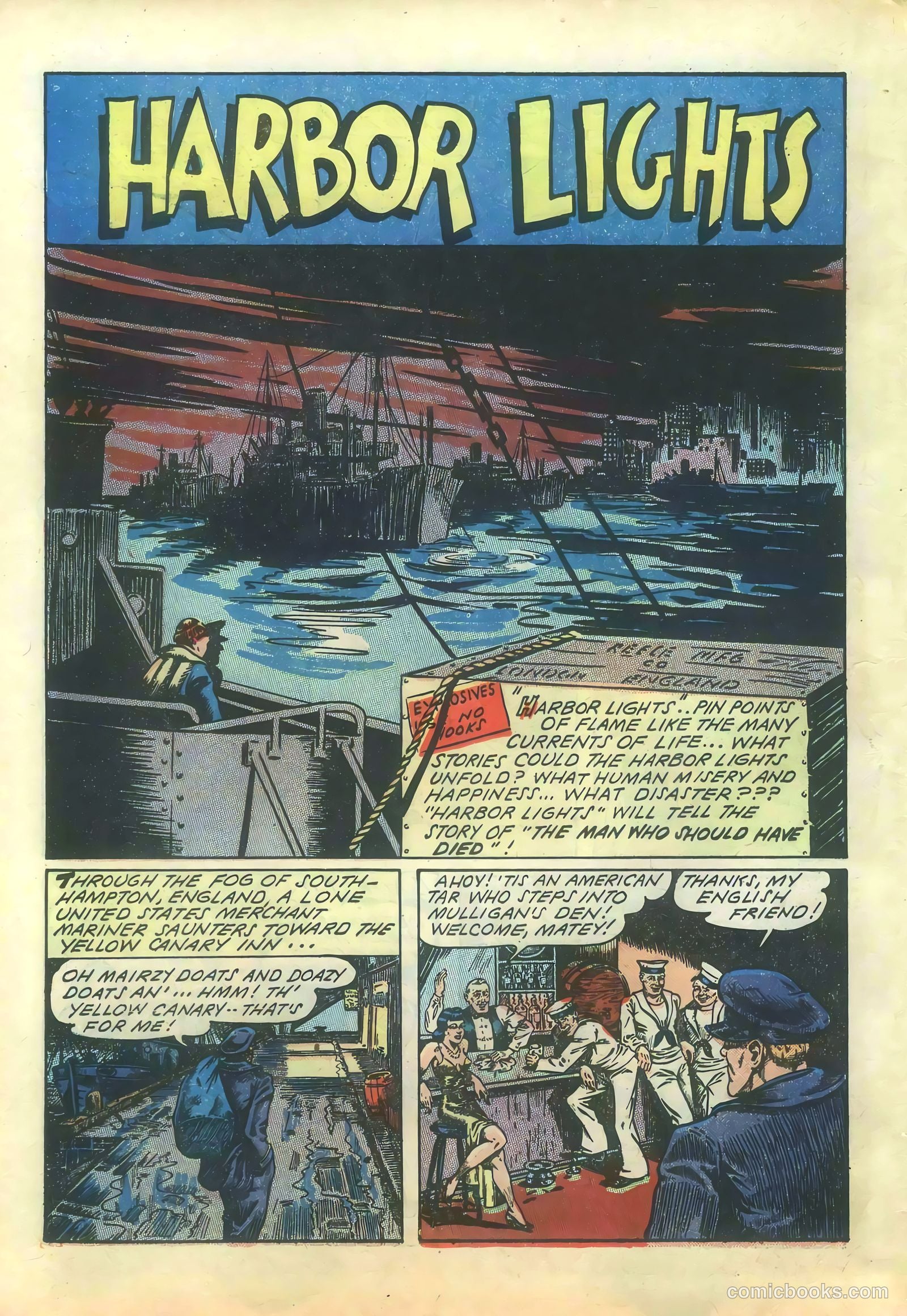 Yellowjacket Comics #1 (1944) — page 36 of 52