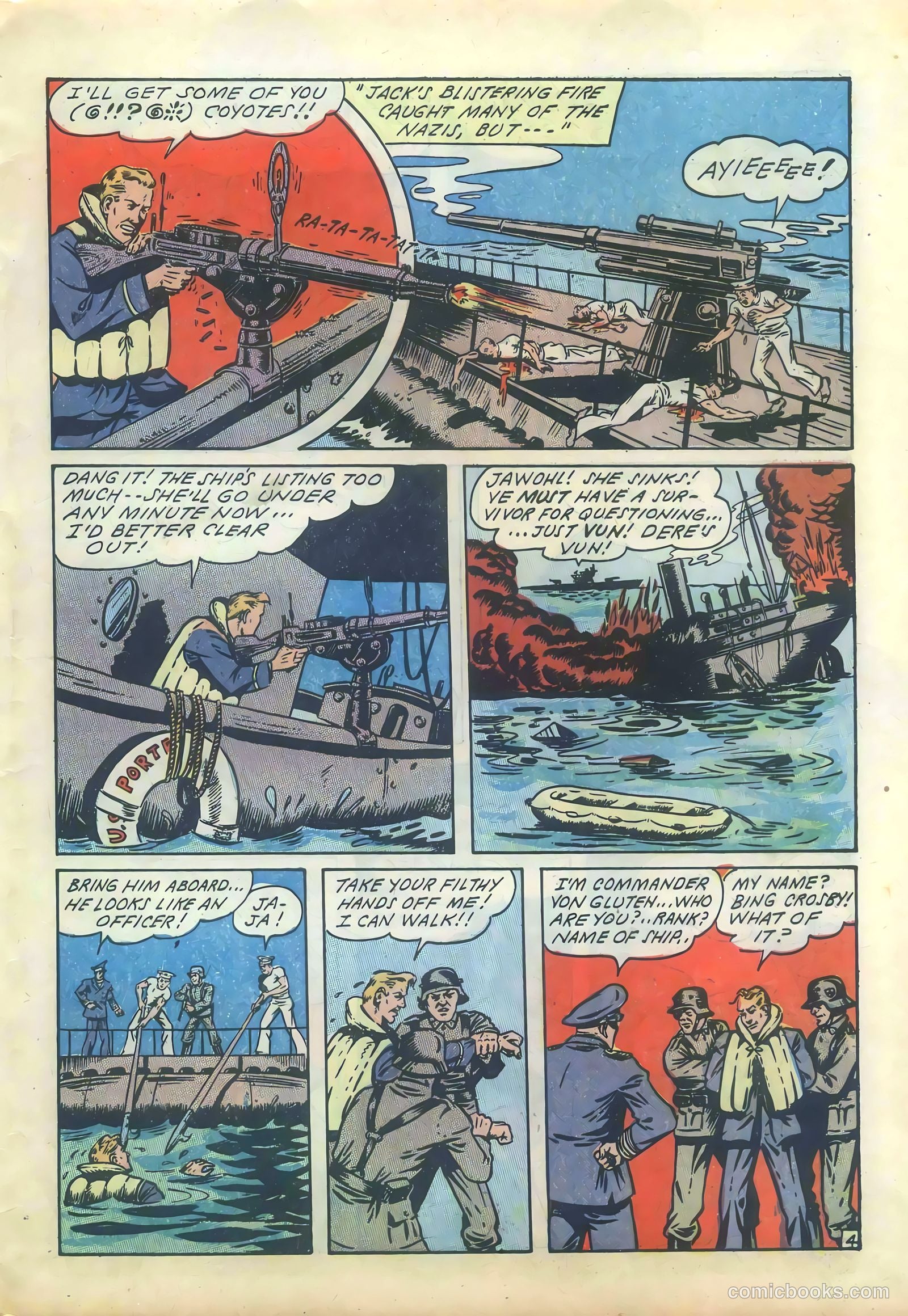 Yellowjacket Comics #1 (1944) — page 39 of 52