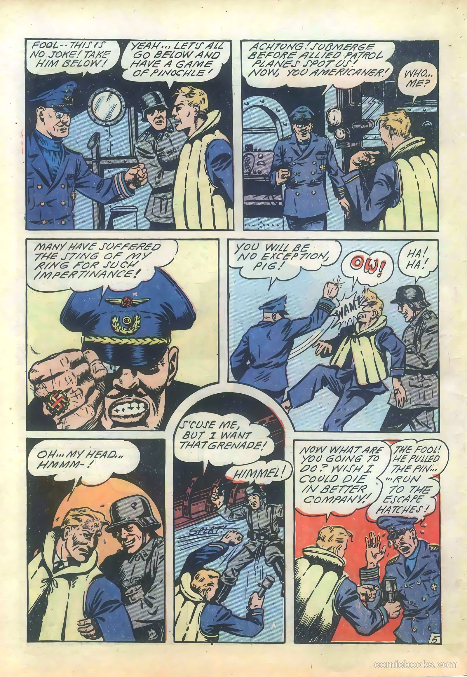 Yellowjacket Comics #1 (1944) — page 40 of 52