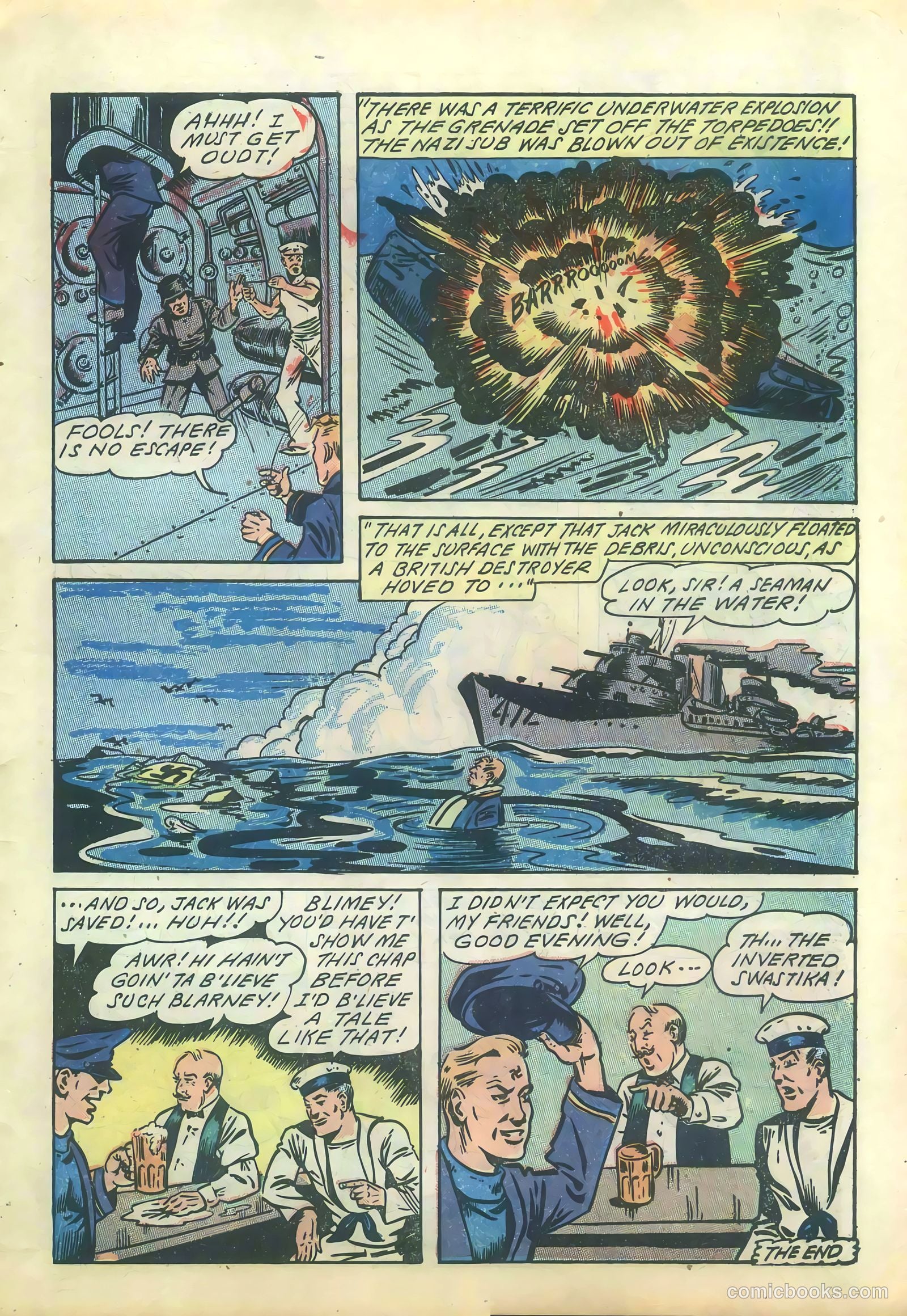 Yellowjacket Comics #1 (1944) — page 41 of 52