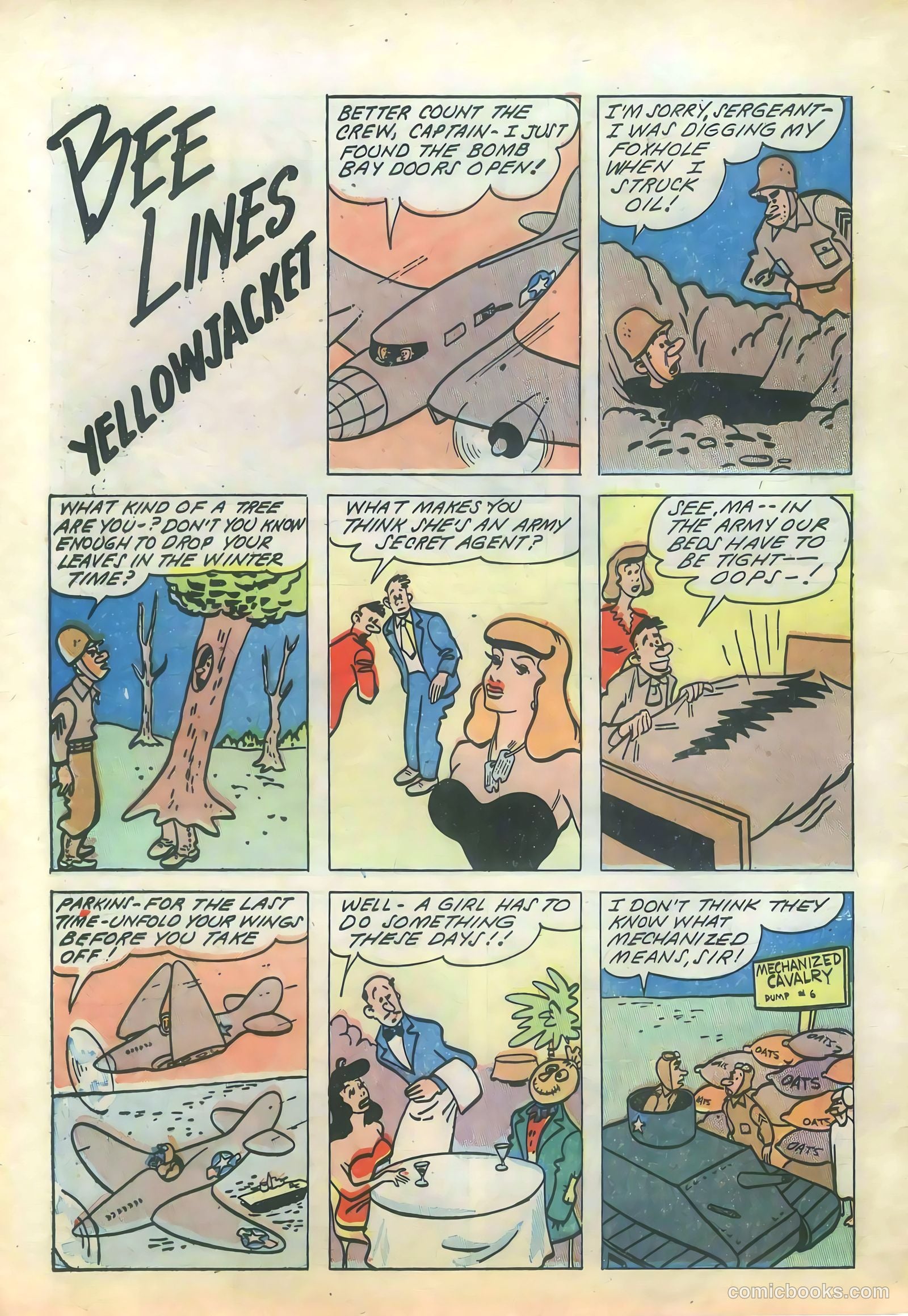 Yellowjacket Comics #1 (1944) — page 42 of 52