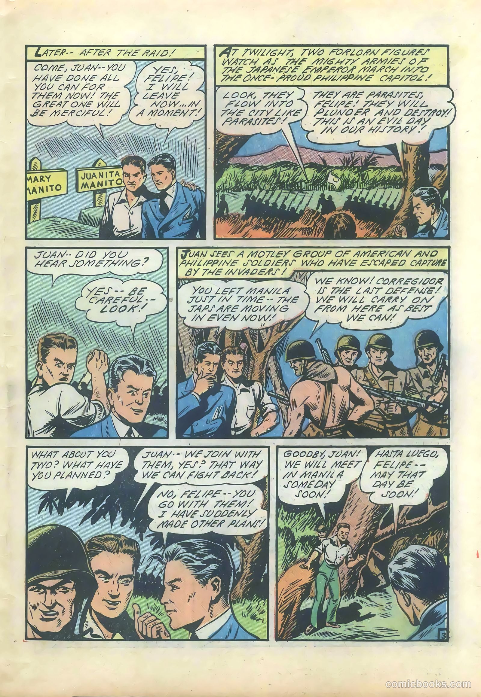Yellowjacket Comics #1 (1944) — page 45 of 52