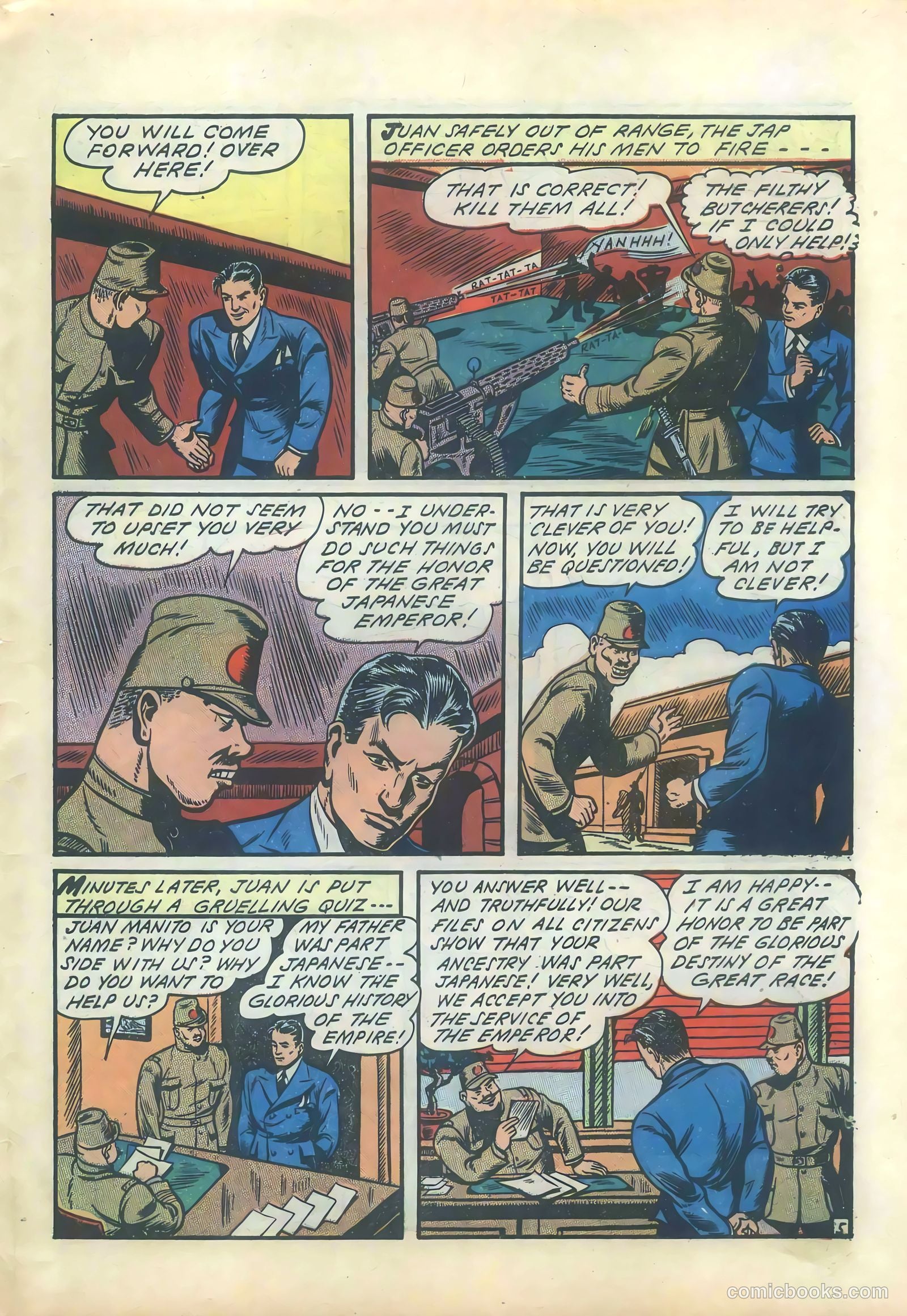 Yellowjacket Comics #1 (1944) — page 47 of 52