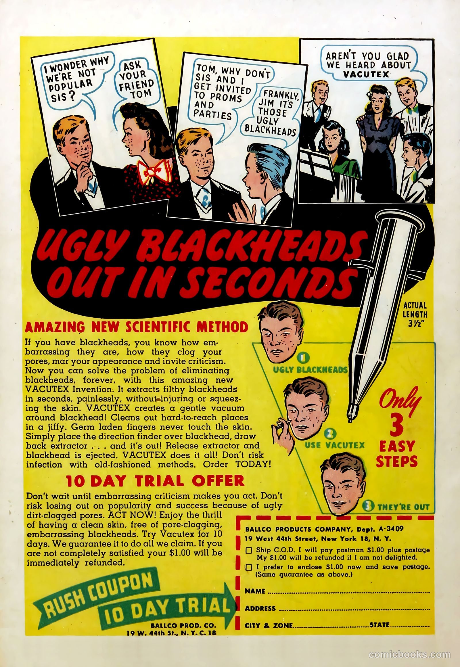 Yellowjacket Comics #1 (1944) — page 52 of 52