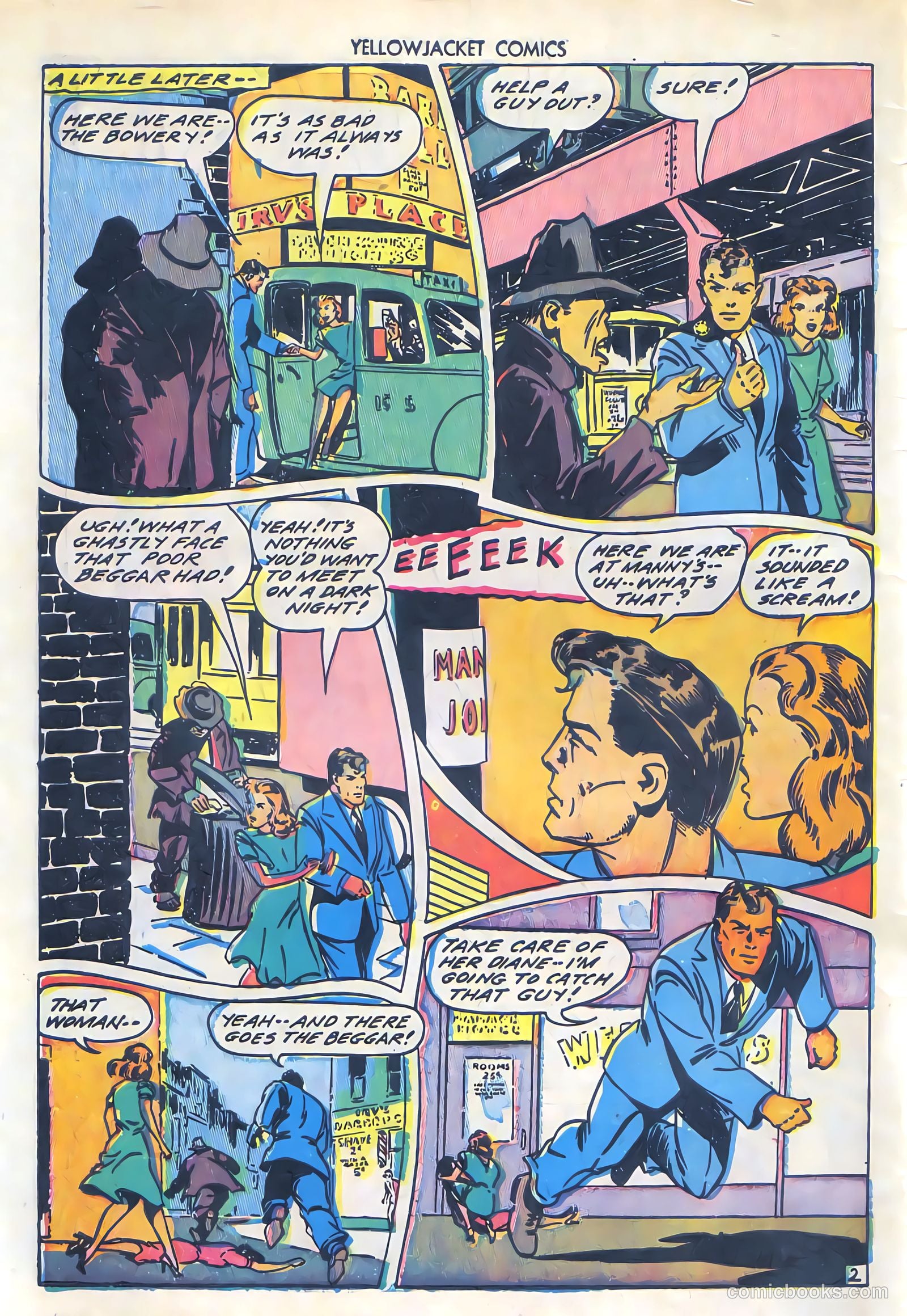 Yellowjacket Comics #10 (1946) — page 4 of 52