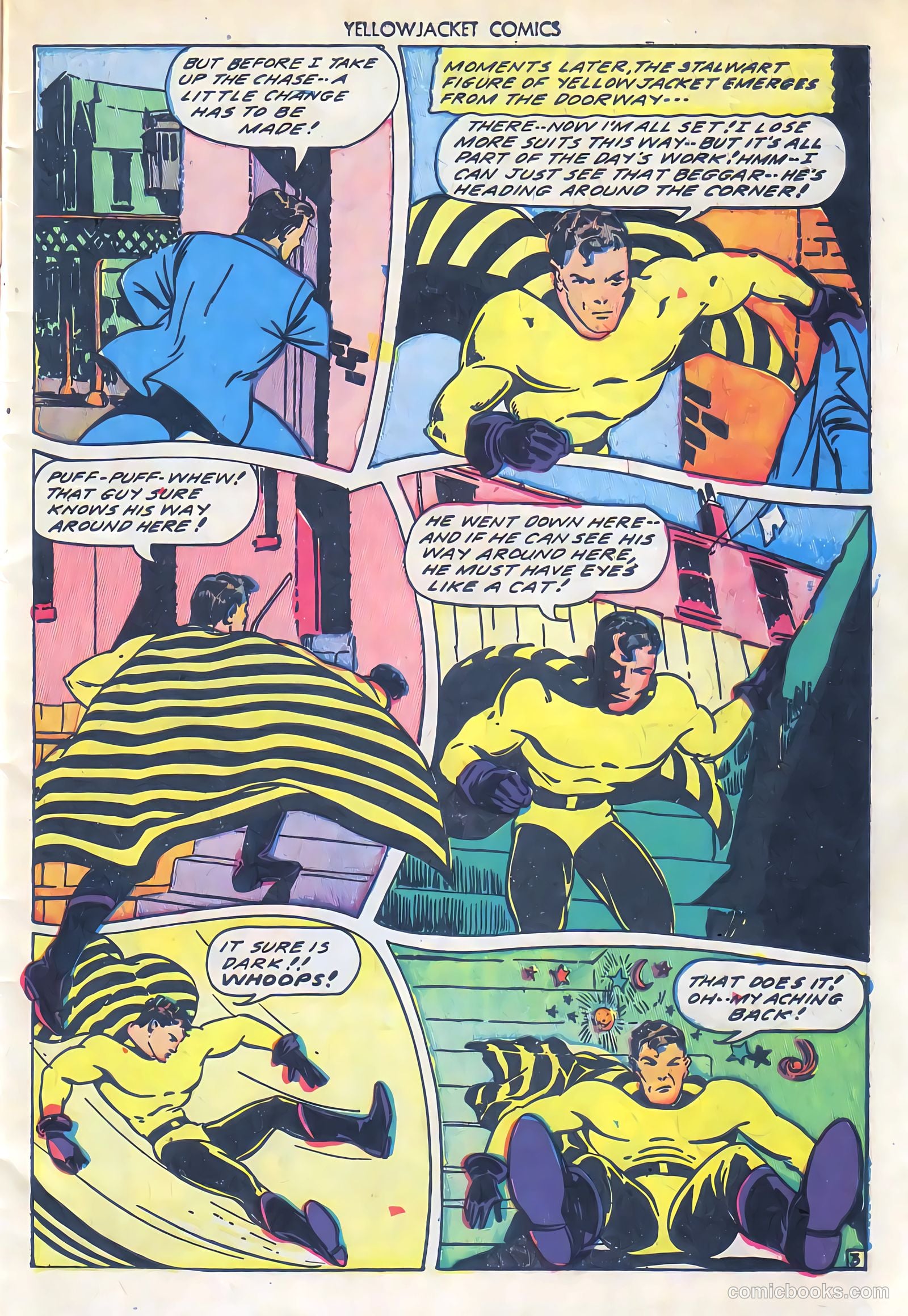 Yellowjacket Comics #10 (1946) — page 5 of 52