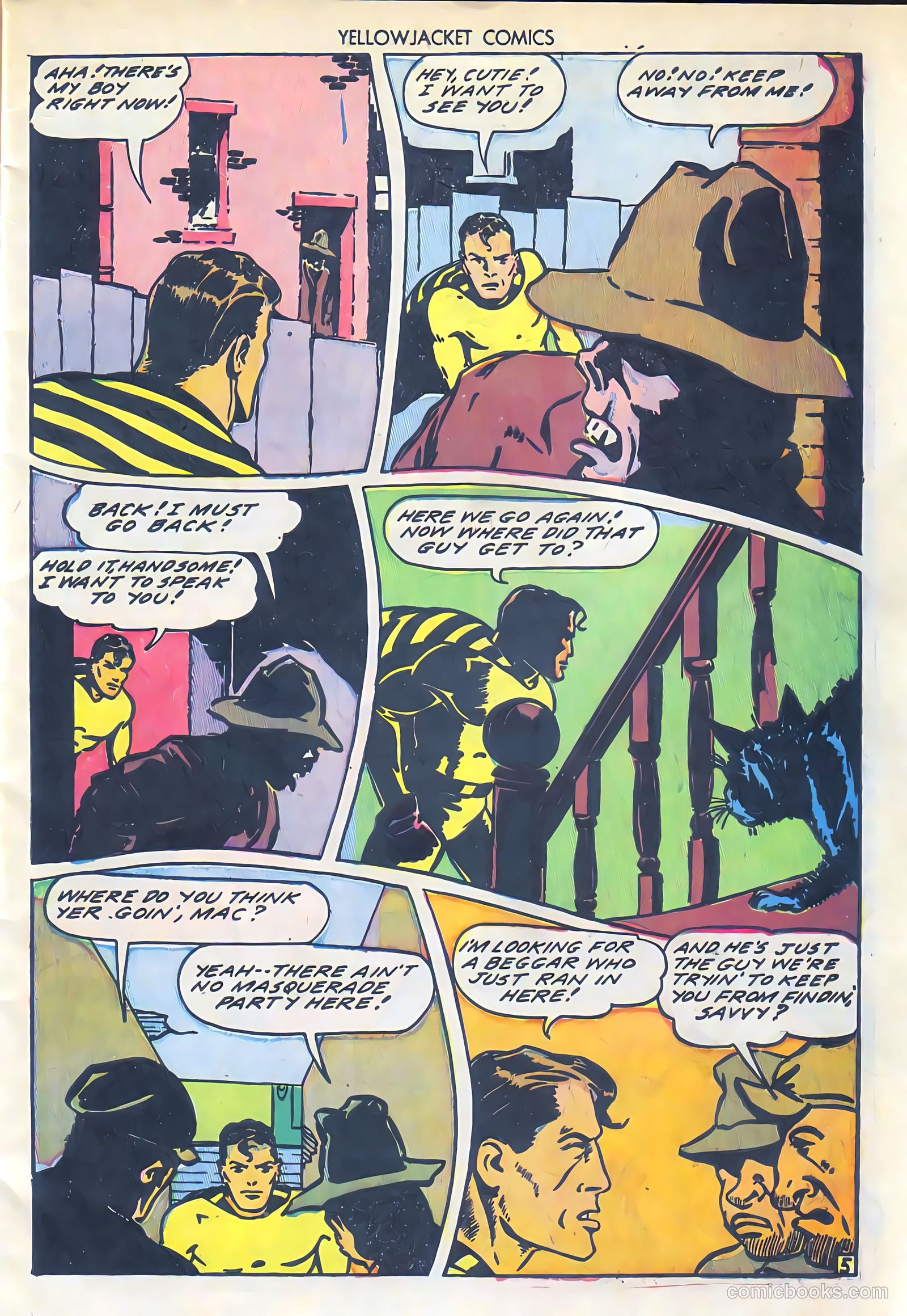 Yellowjacket Comics #10 (1946) — page 7 of 52