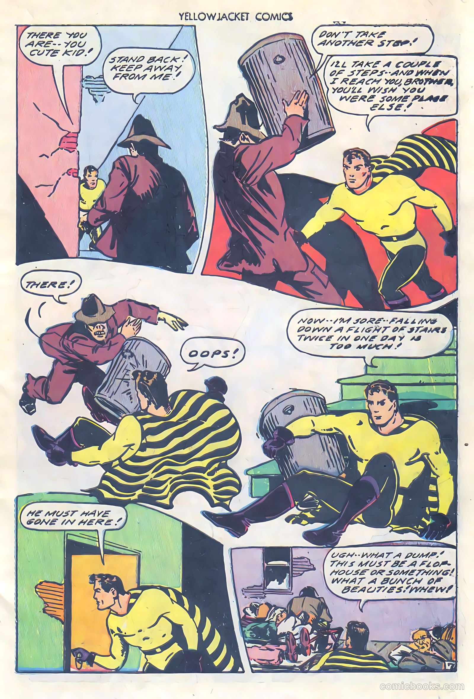 Yellowjacket Comics #10 (1946) — page 9 of 52