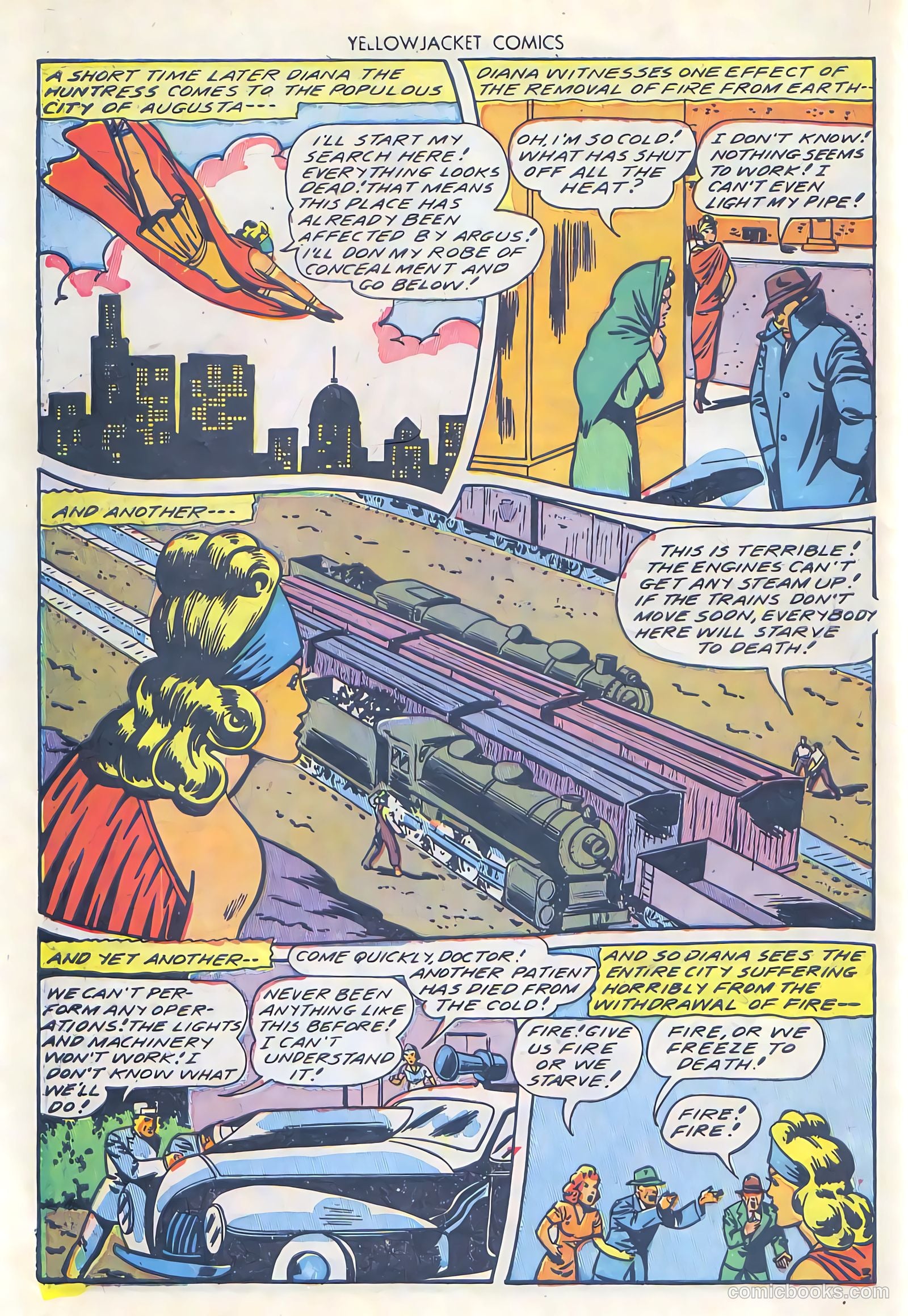 Yellowjacket Comics #10 (1946) — page 14 of 52