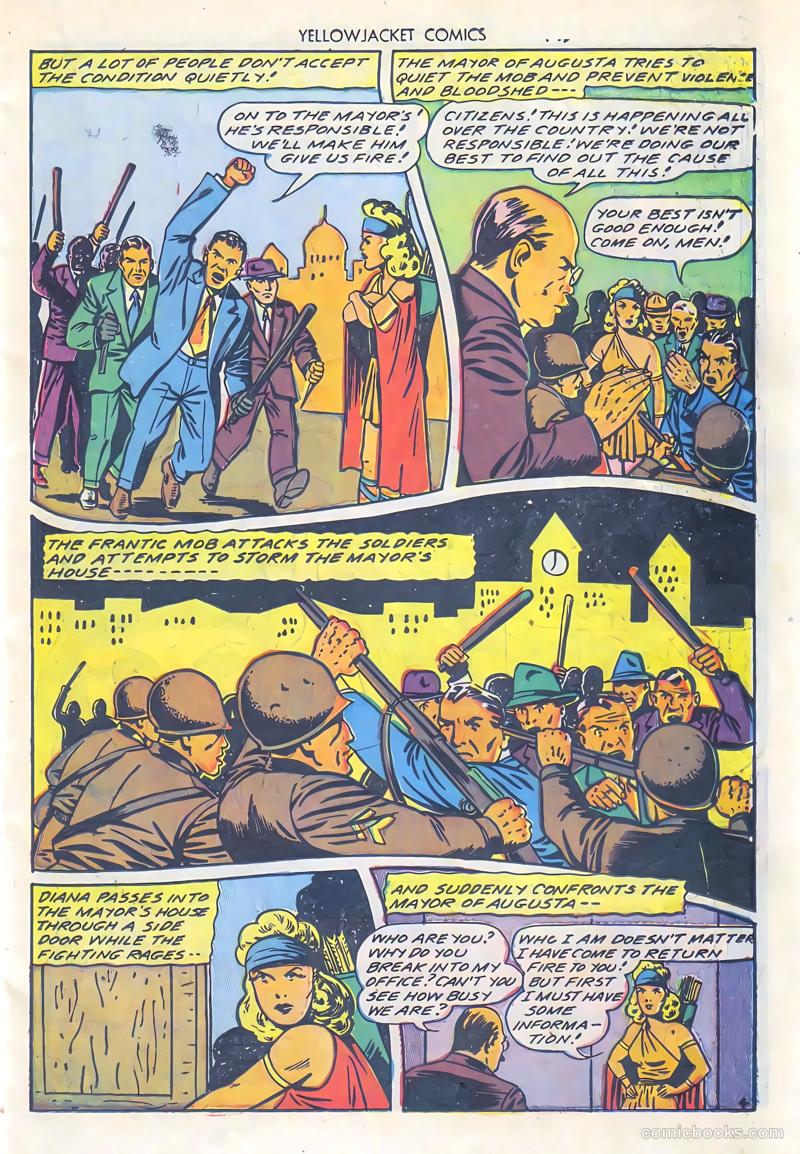 Yellowjacket Comics #10 (1946) — page 15 of 52
