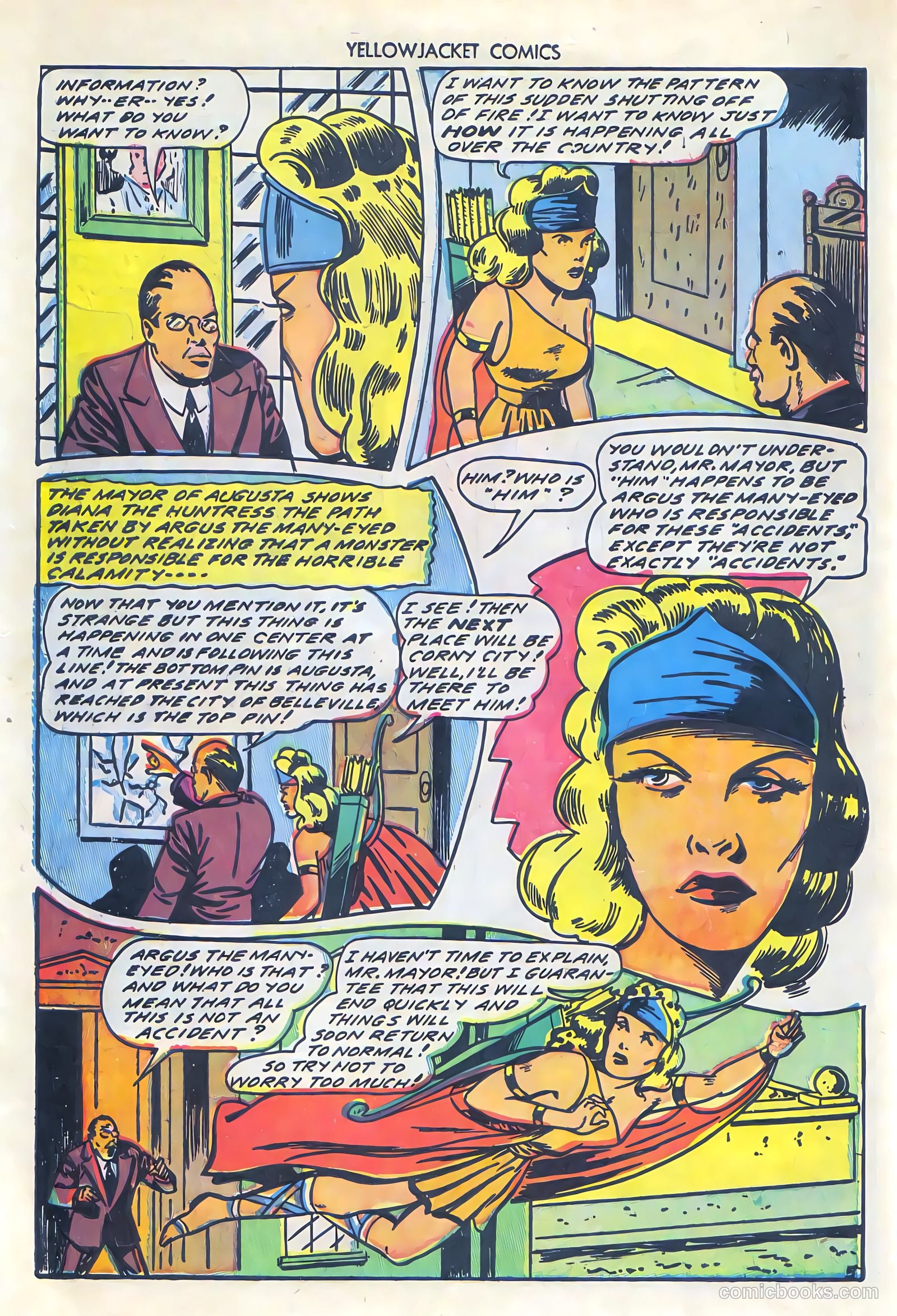 Yellowjacket Comics #10 (1946) — page 16 of 52
