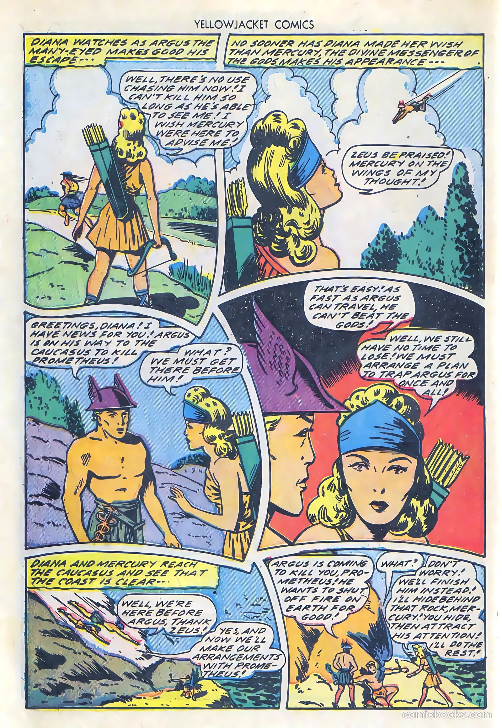 Yellowjacket Comics #10 (1946) — page 18 of 52