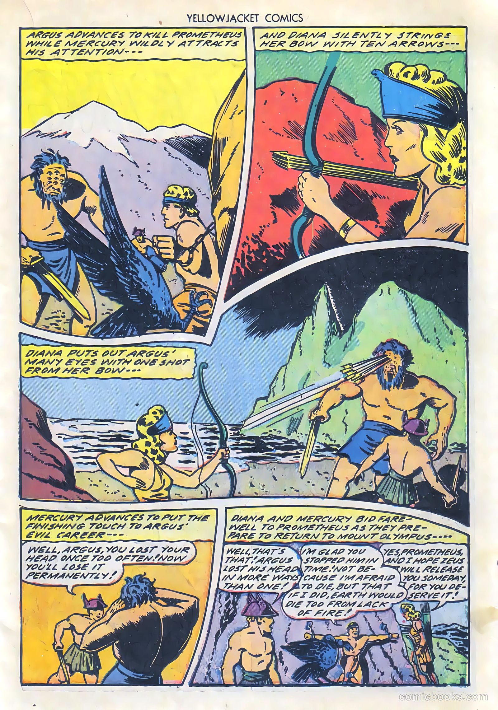 Yellowjacket Comics #10 (1946) — page 19 of 52