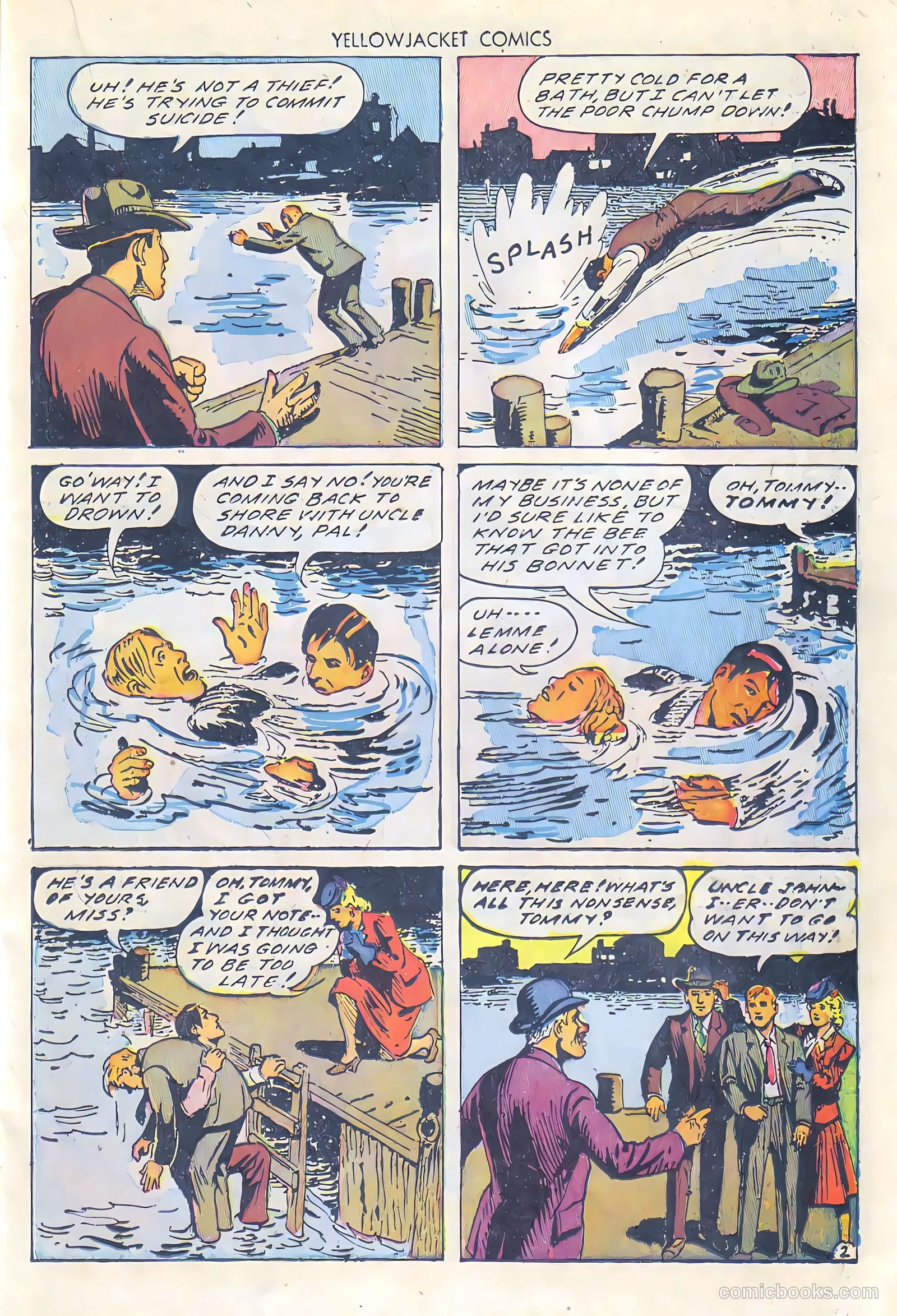 Yellowjacket Comics #10 (1946) — page 21 of 52
