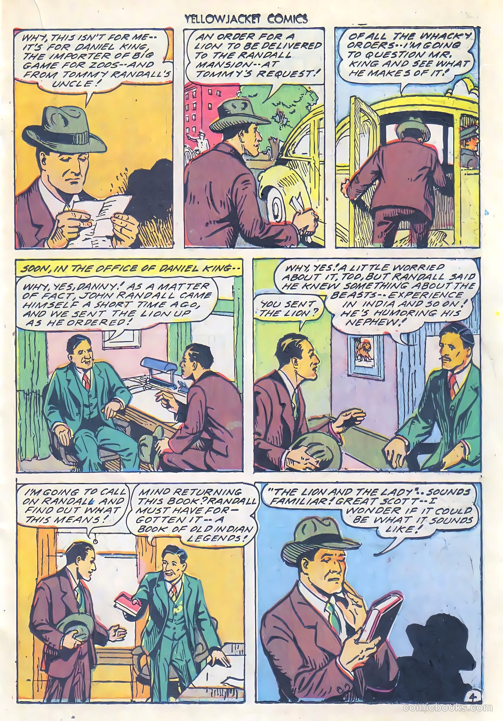 Yellowjacket Comics #10 (1946) — page 23 of 52