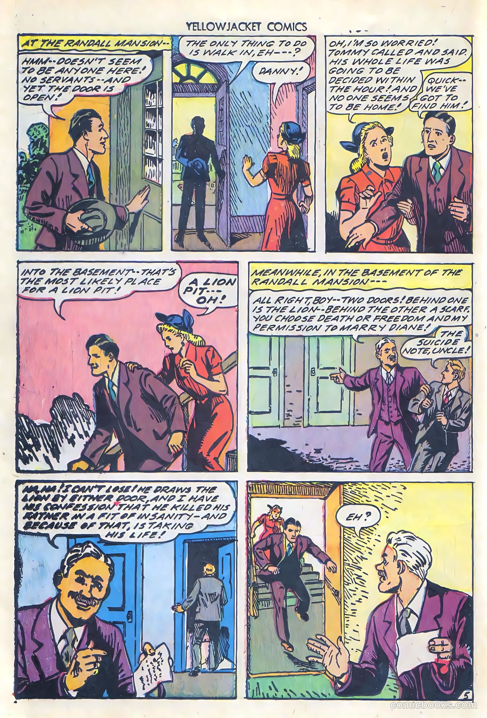 Yellowjacket Comics #10 (1946) — page 24 of 52