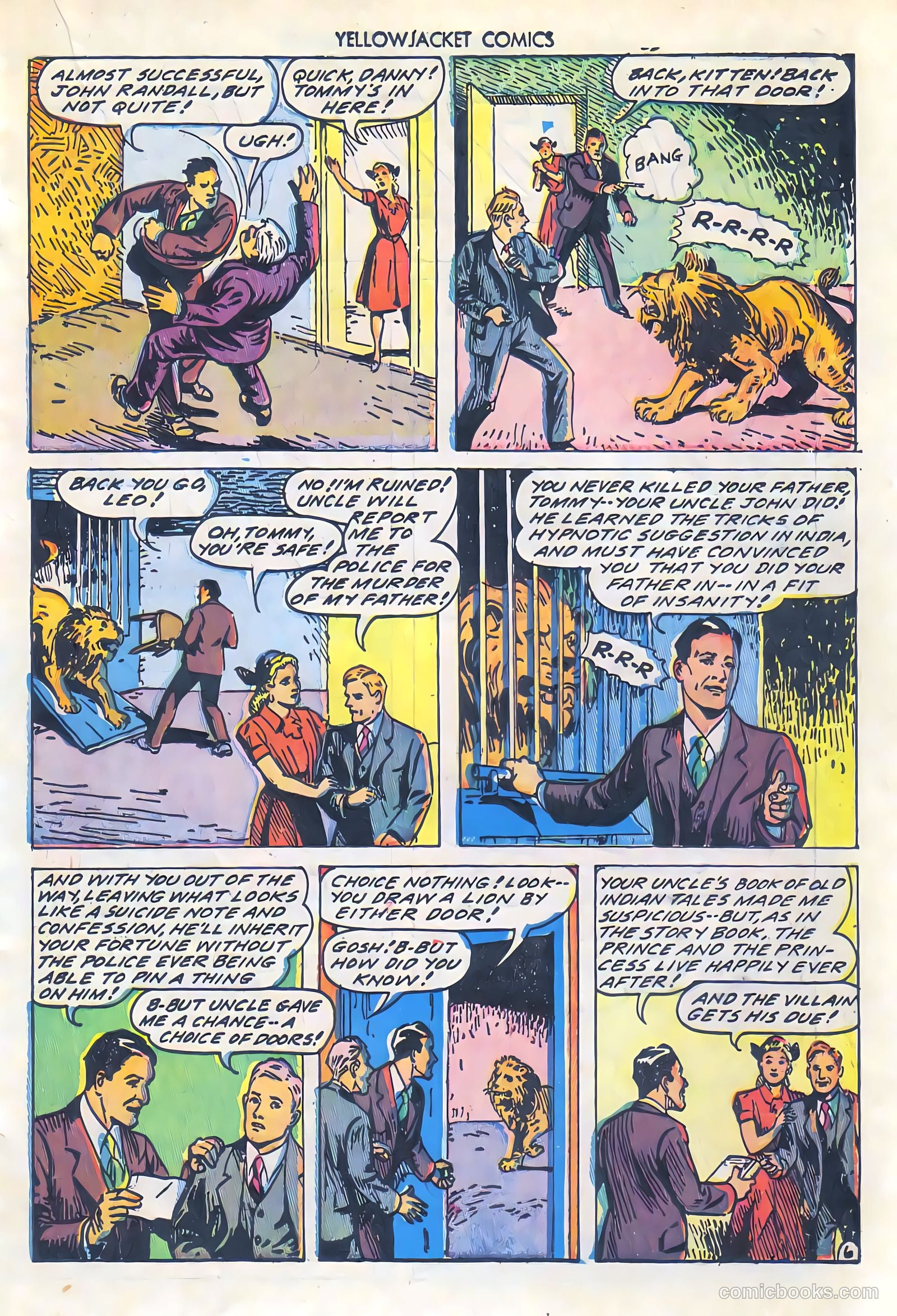 Yellowjacket Comics #10 (1946) — page 25 of 52