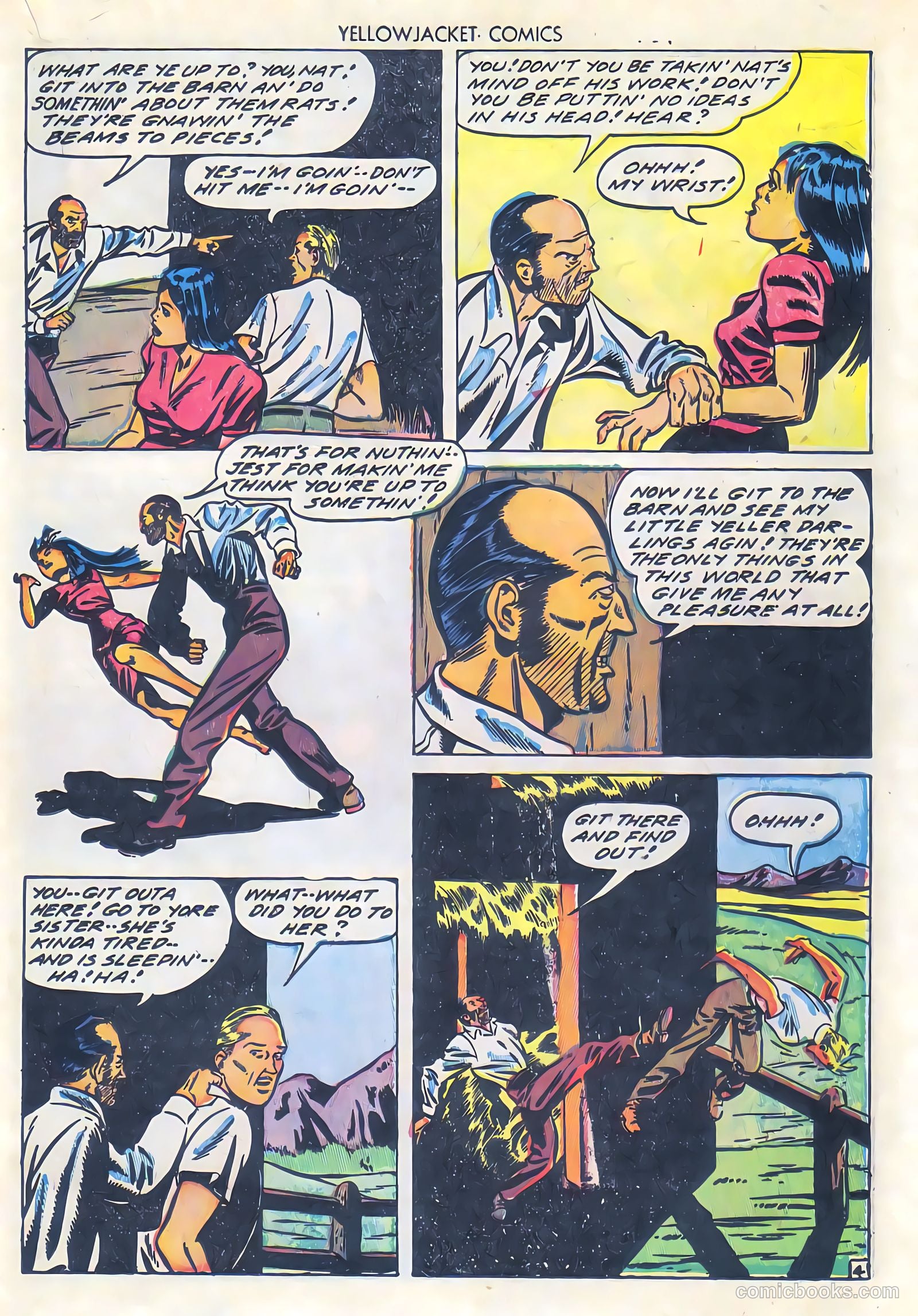 Yellowjacket Comics #10 (1946) — page 31 of 52