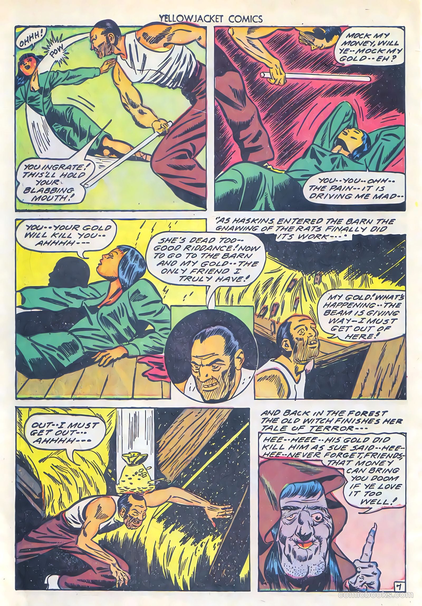 Yellowjacket Comics #10 (1946) — page 34 of 52