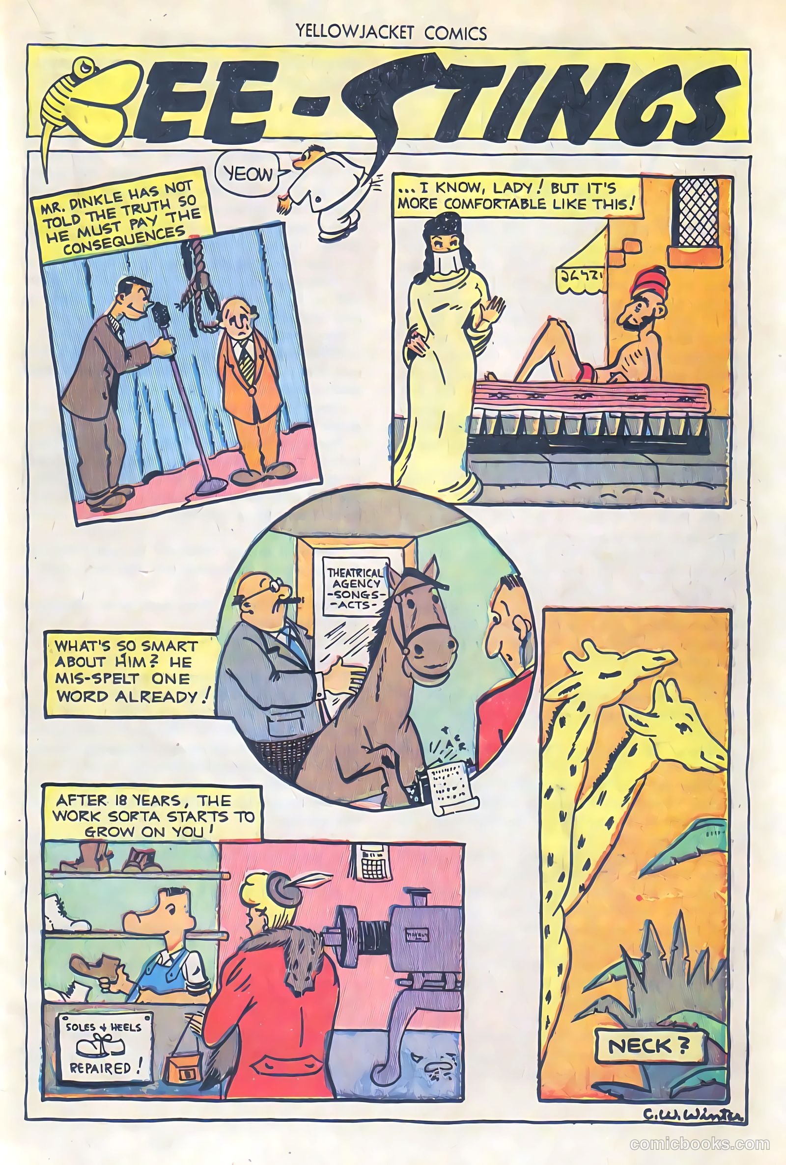 Yellowjacket Comics #10 (1946) — page 35 of 52