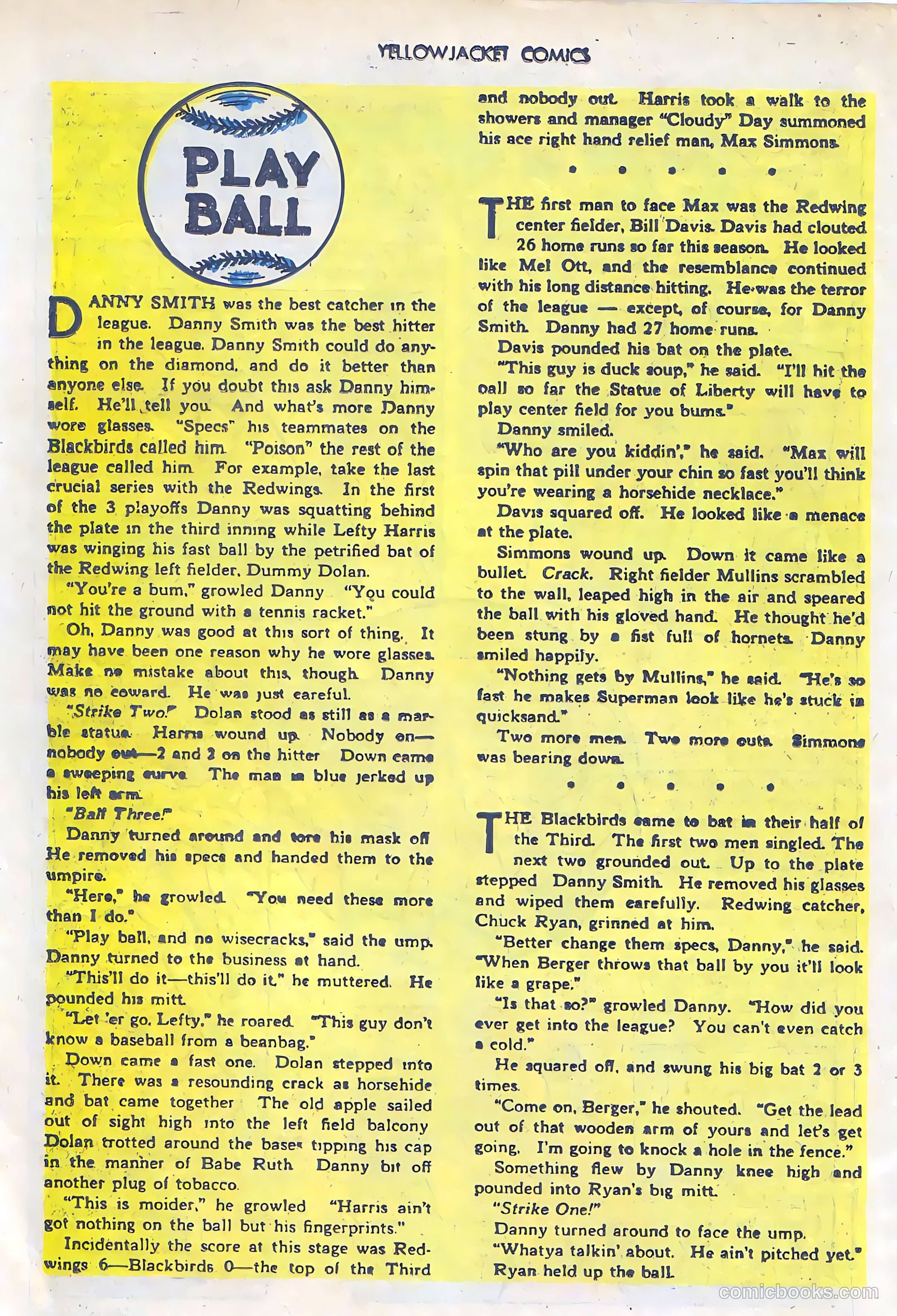 Yellowjacket Comics #10 (1946) — page 36 of 52