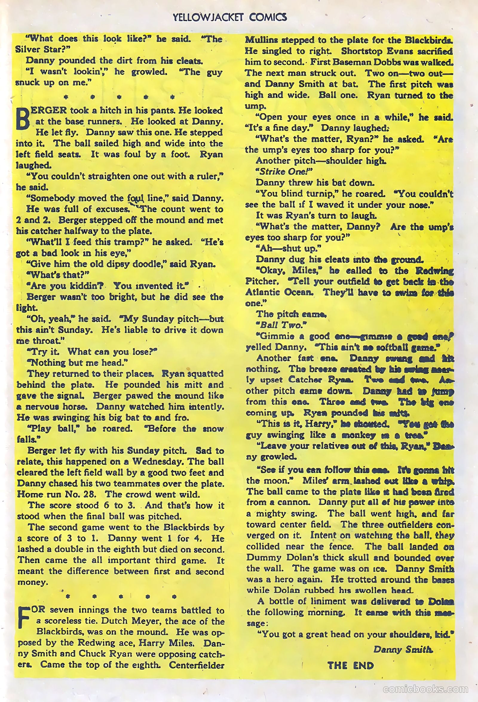 Yellowjacket Comics #10 (1946) — page 37 of 52