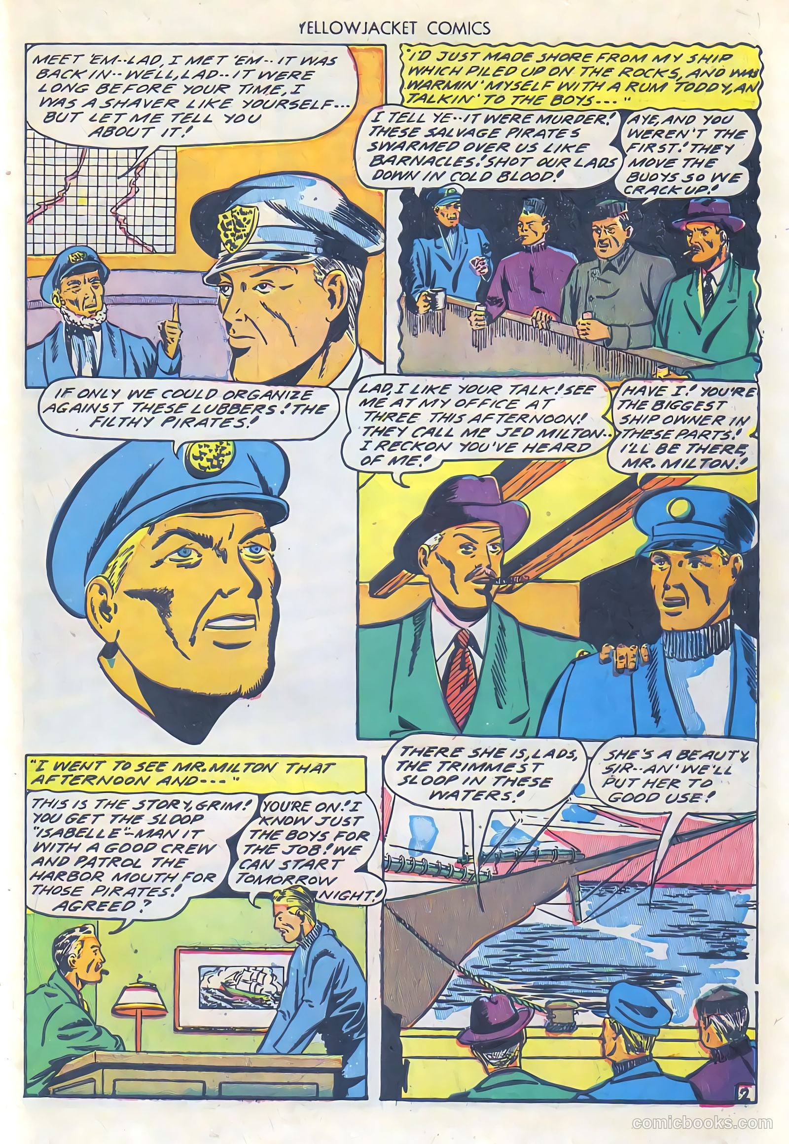 Yellowjacket Comics #10 (1946) — page 39 of 52