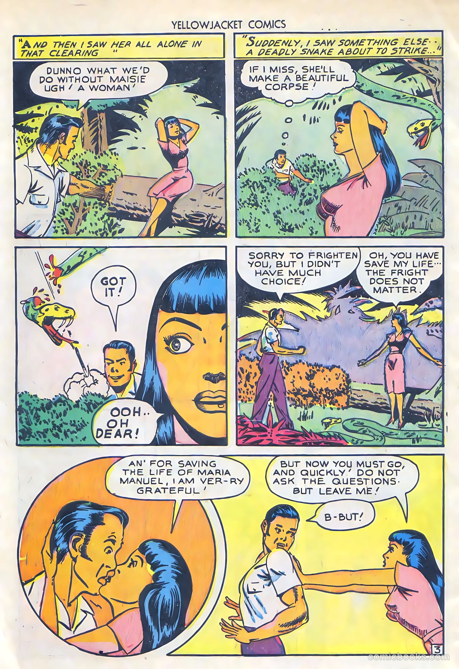 Yellowjacket Comics #10 (1946) — page 46 of 52