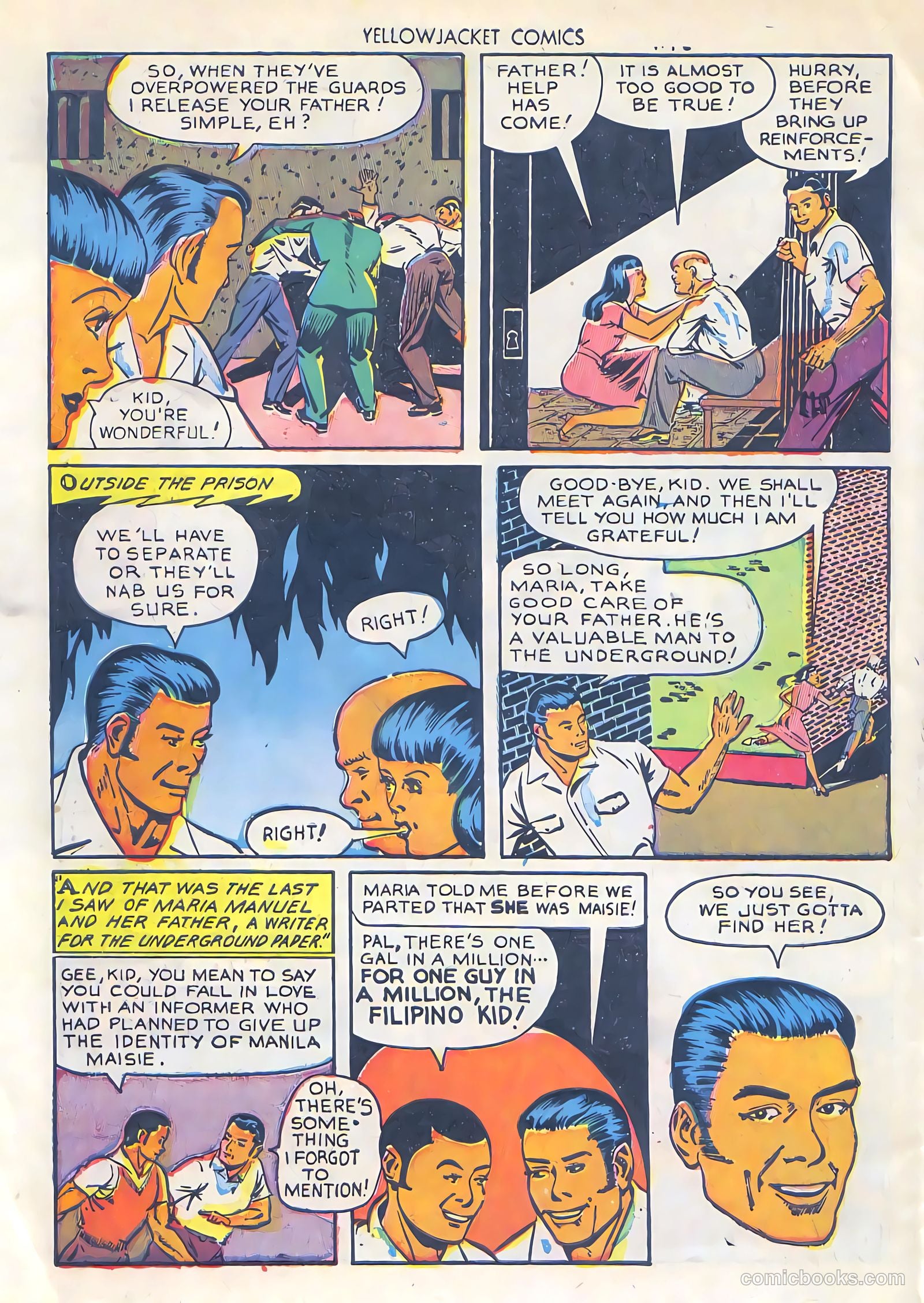 Yellowjacket Comics #10 (1946) — page 50 of 52