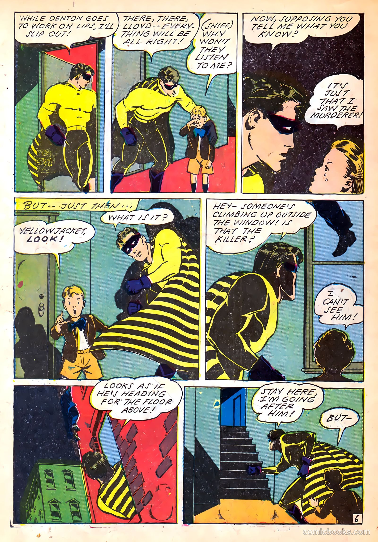 Yellowjacket Comics #2 (1944) — page 9 of 53