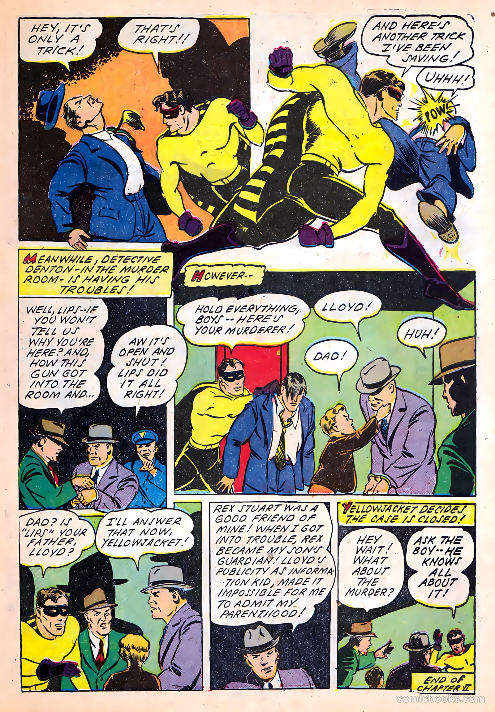 Yellowjacket Comics #2 (1944) — page 12 of 53