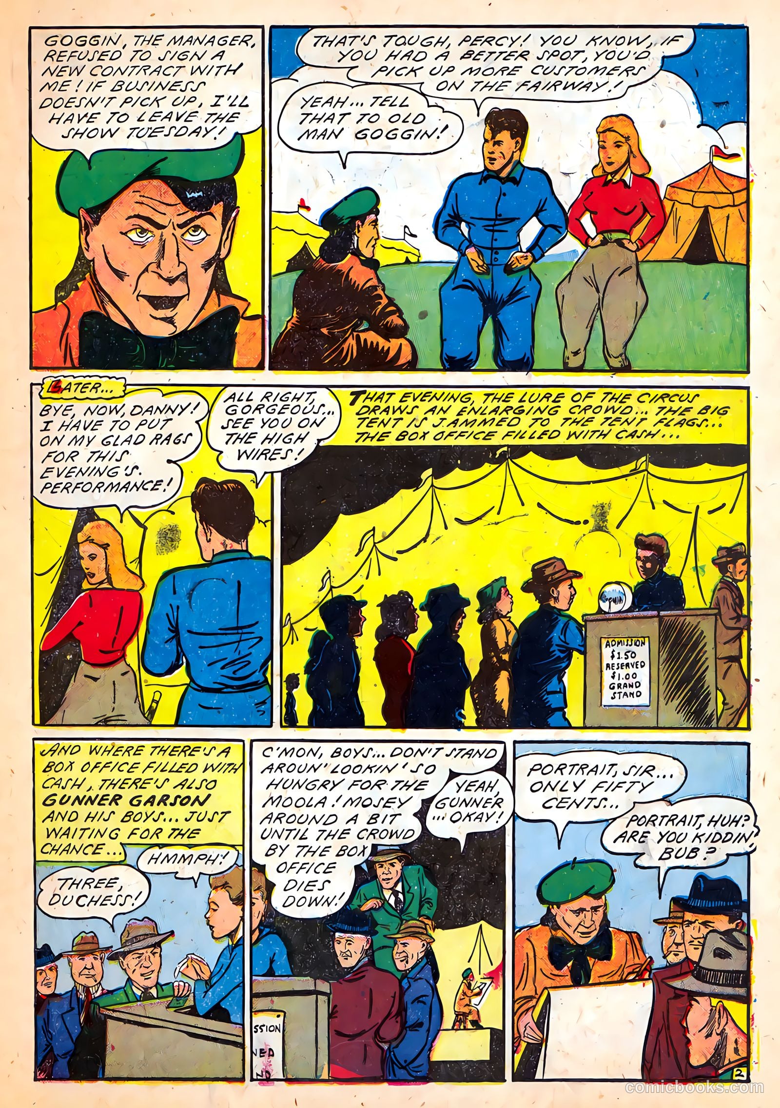 Yellowjacket Comics #2 (1944) — page 32 of 53