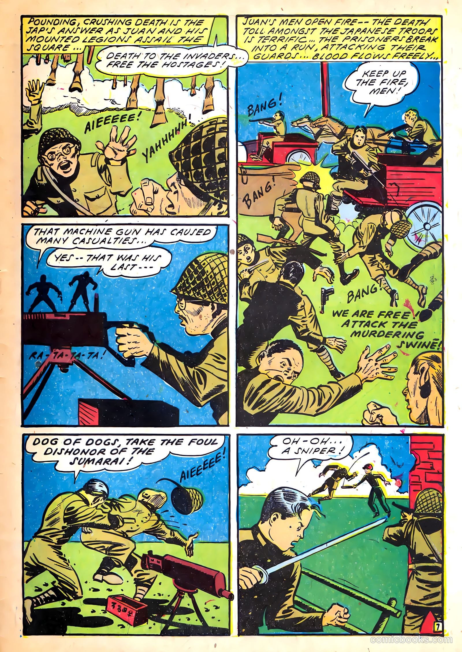 Yellowjacket Comics #2 (1944) — page 50 of 53
