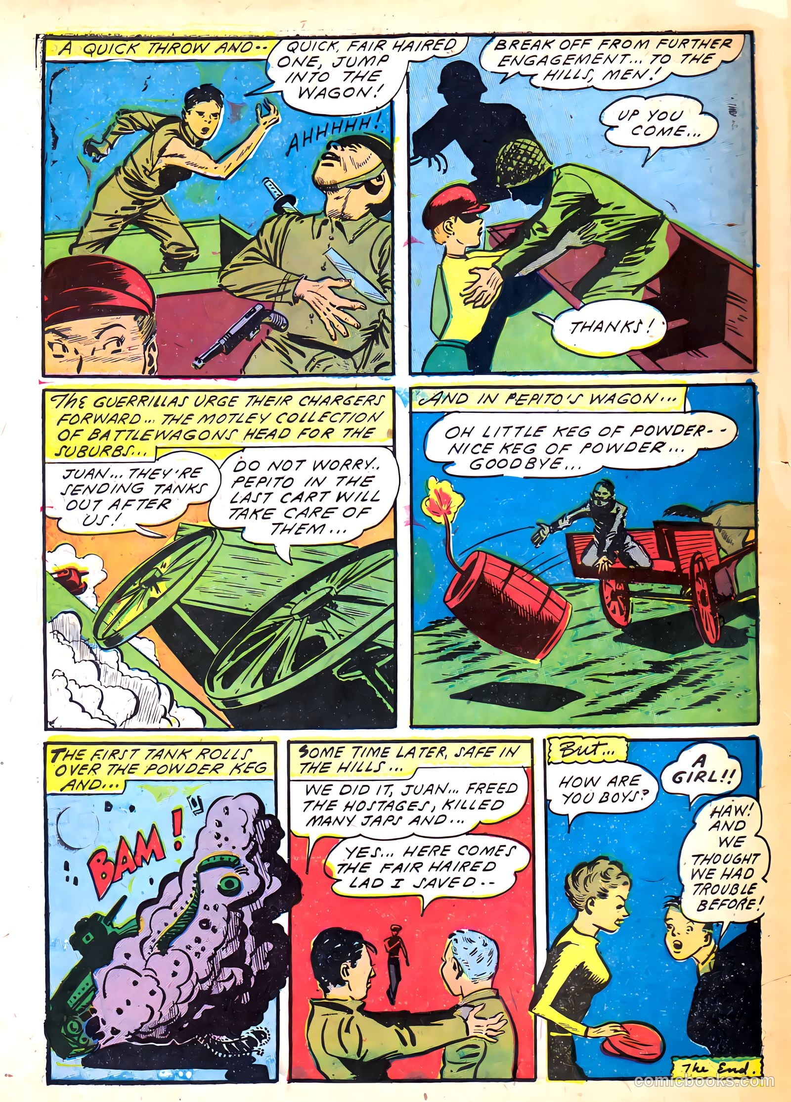 Yellowjacket Comics #2 (1944) — page 51 of 53