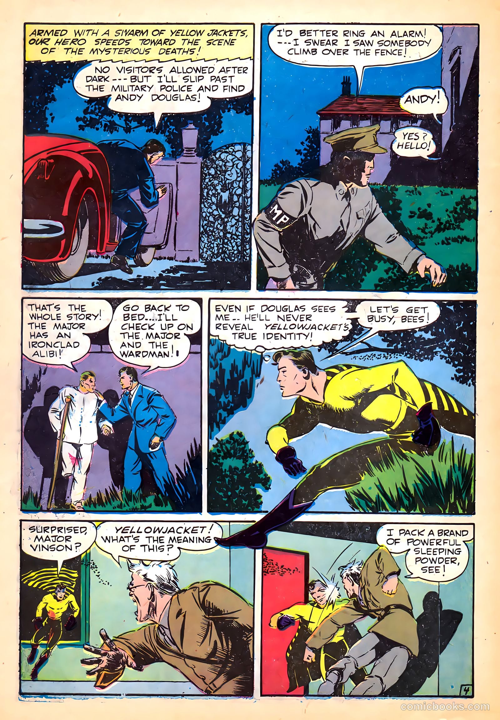 Yellowjacket Comics #3 (1944) — page 6 of 53